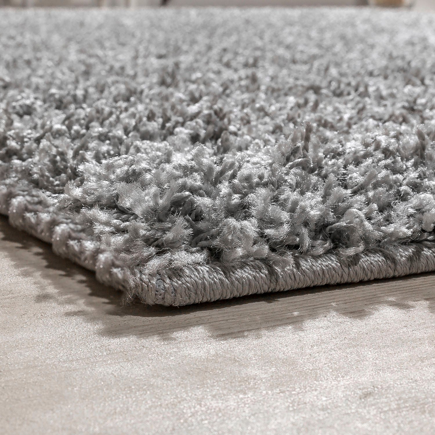 Paco Home Teppich »Twister 500« rechteckig 44 mm Höhe Uni Hochflor Shaggy mit hoher Fadendichte