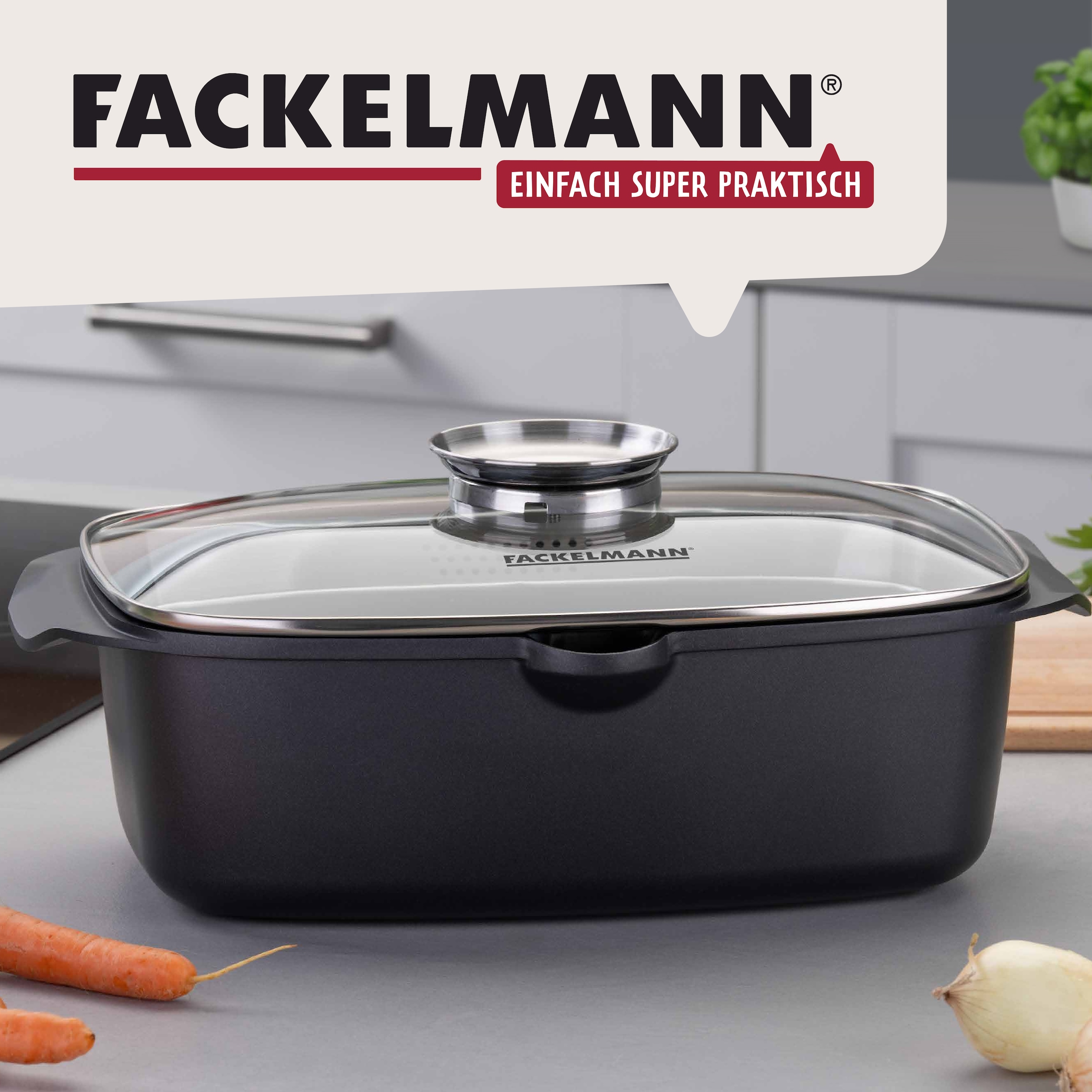 FACKELMANN Bräter »Roaster« 1 Stk. tlg. Aluminiumguss