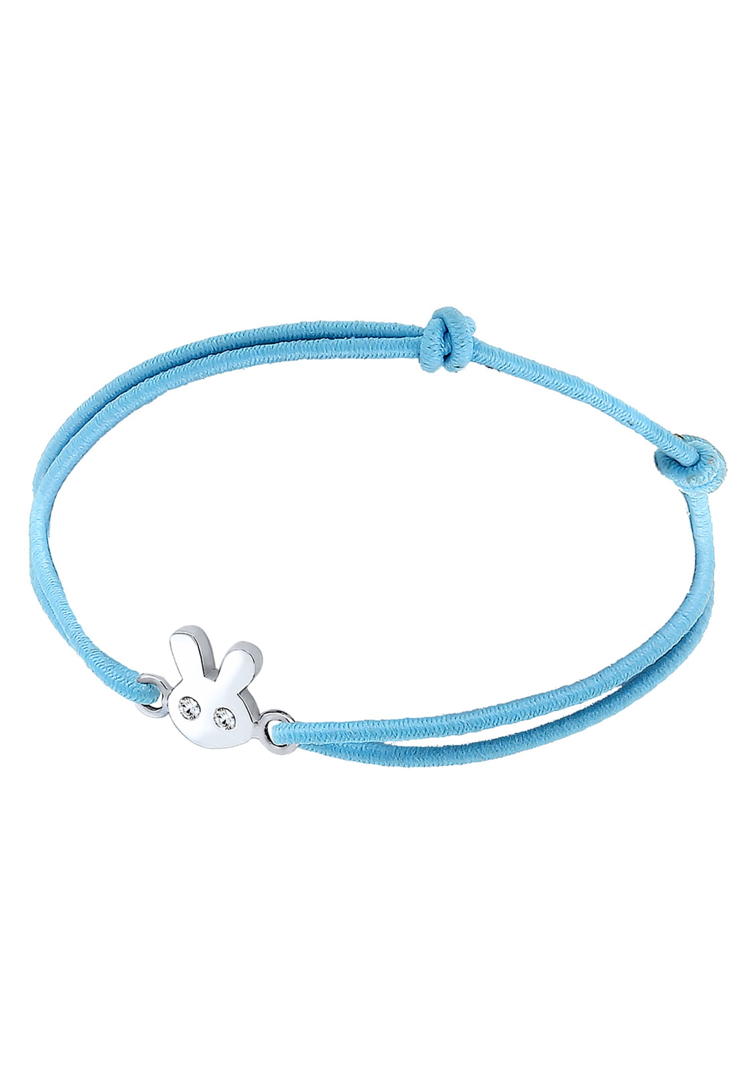 Elli Armkette »Armband Kinder Hase Kristalle 925 Silber«