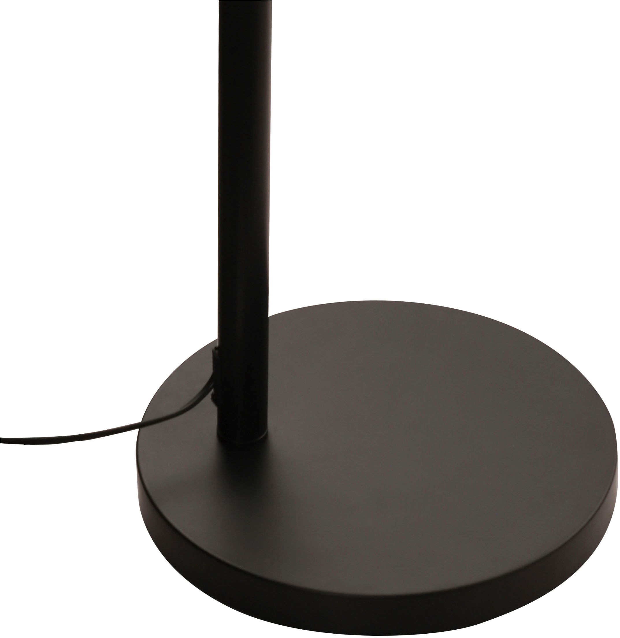 OTTO home Stehlampe »Avveline« E14 1 Stk. Stehlampe, 3-flammig mit Leinenschirm, 148 cm hoch, Bogenlampe