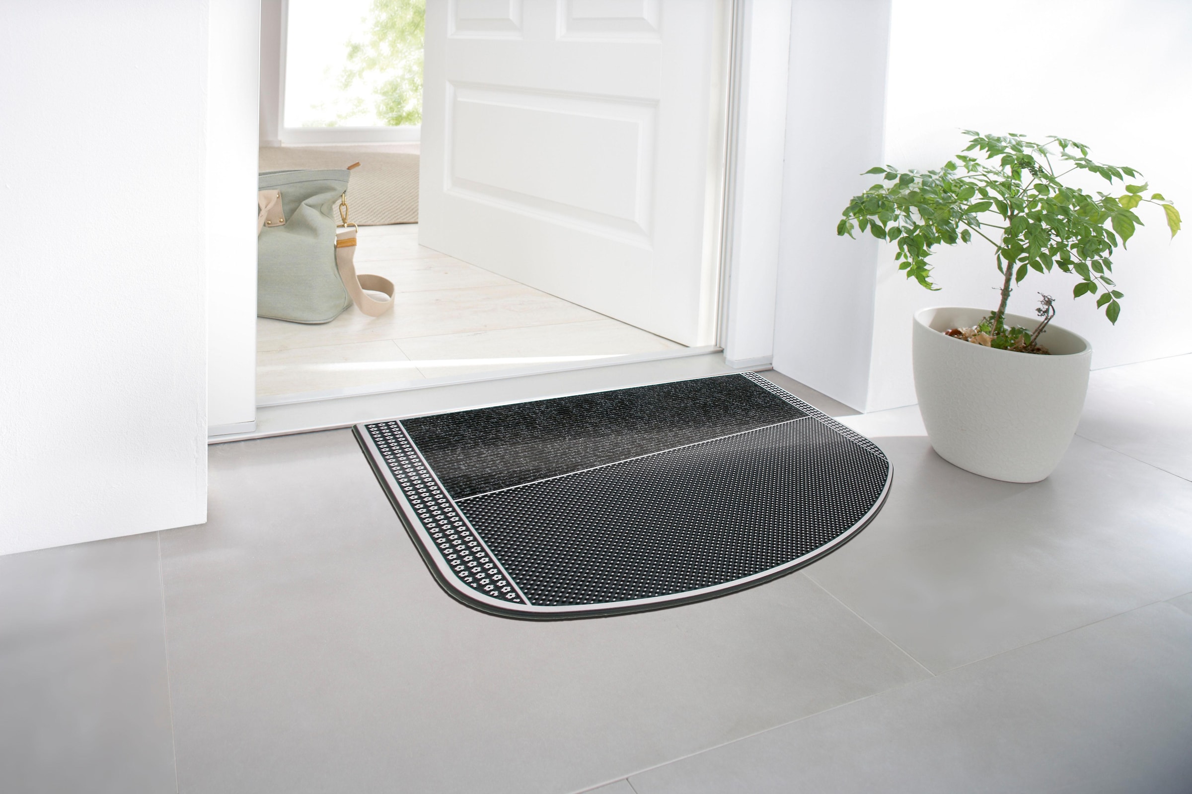 Home2Fashion Fußmatte »TC Clean Dissi«, rechteckig, Schmutzfangmatte, robust & strapazierfähig, In- und Outdoor geeignet