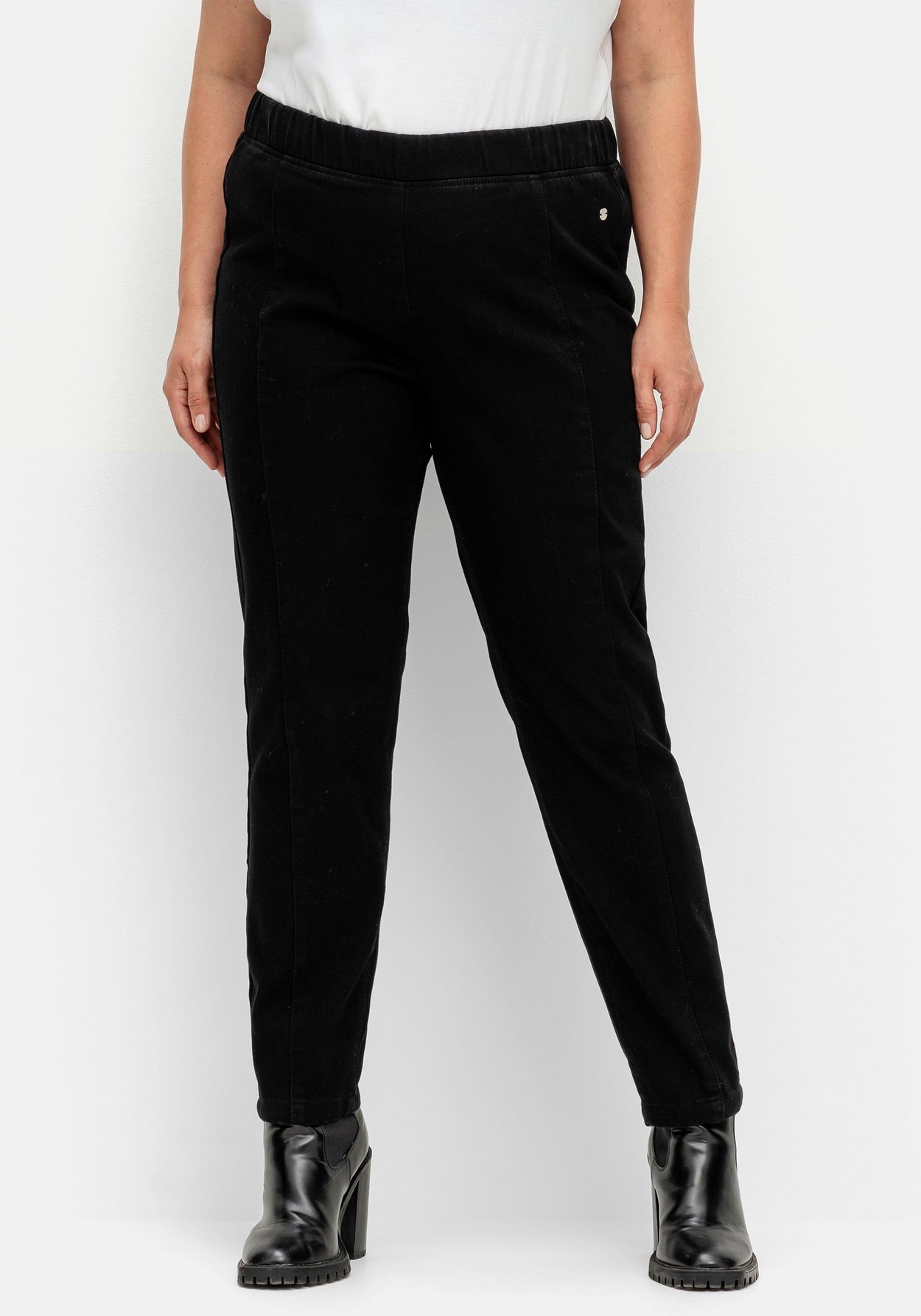Sheego Stretch-Hose »Termohose mit Gummibund, innen kuschelig angeraut«