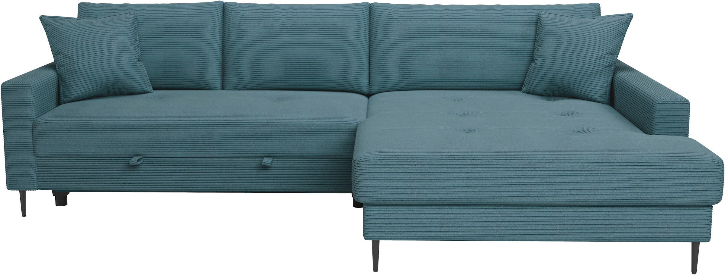 Trends by HG Ecksofa »Summer, B: 284 cm, mit Schlaffunktion und Wellenfederung«