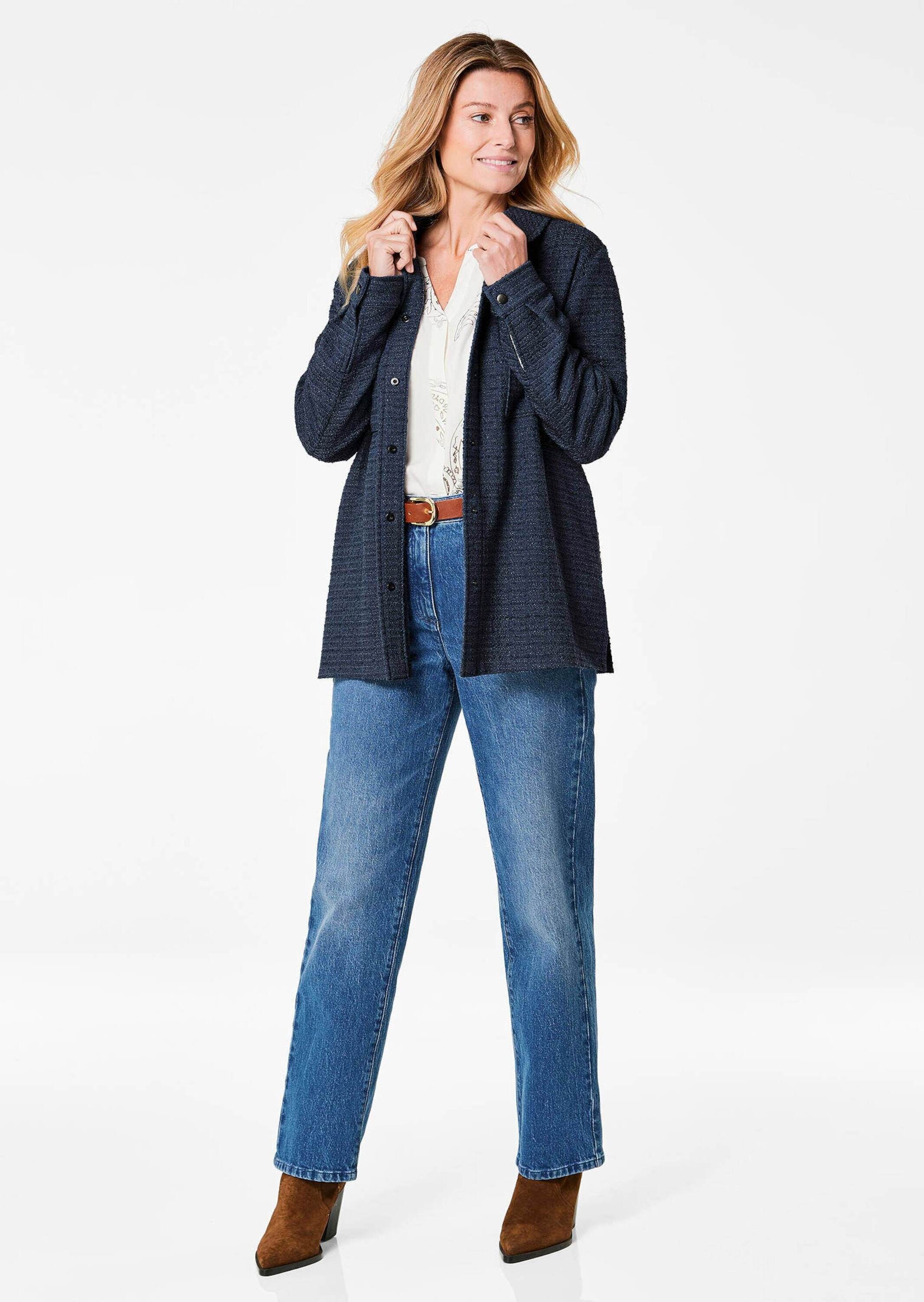 GOLDNER Hemdbluse »Kurzgröße Hemdjacke«