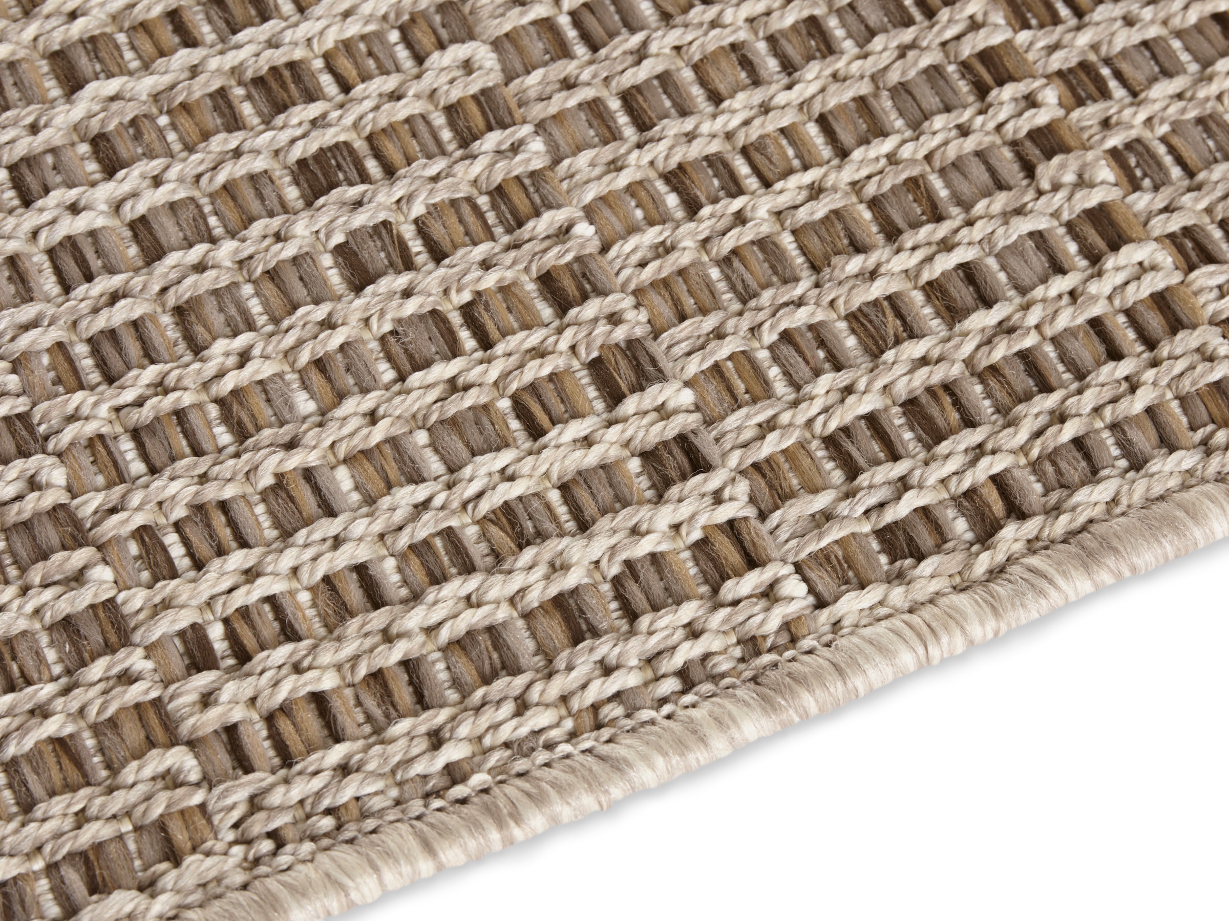ELLE DECORATION Teppich »Dreux«, rechteckig, 8 mm Höhe, In-& Outdoor, Wetterfest, Balkon, Garten, Wohnzimmer, Wasserfest