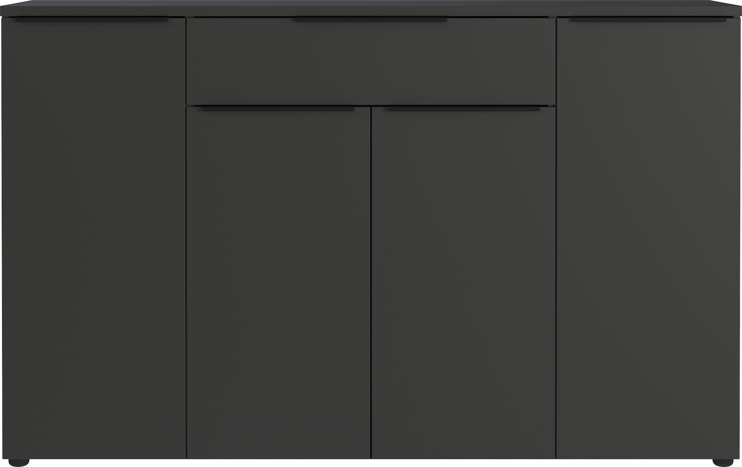 Sideboard »Mailand«, Sideboard mit einer Schublade und 4 Türen, in graphit & weiß...