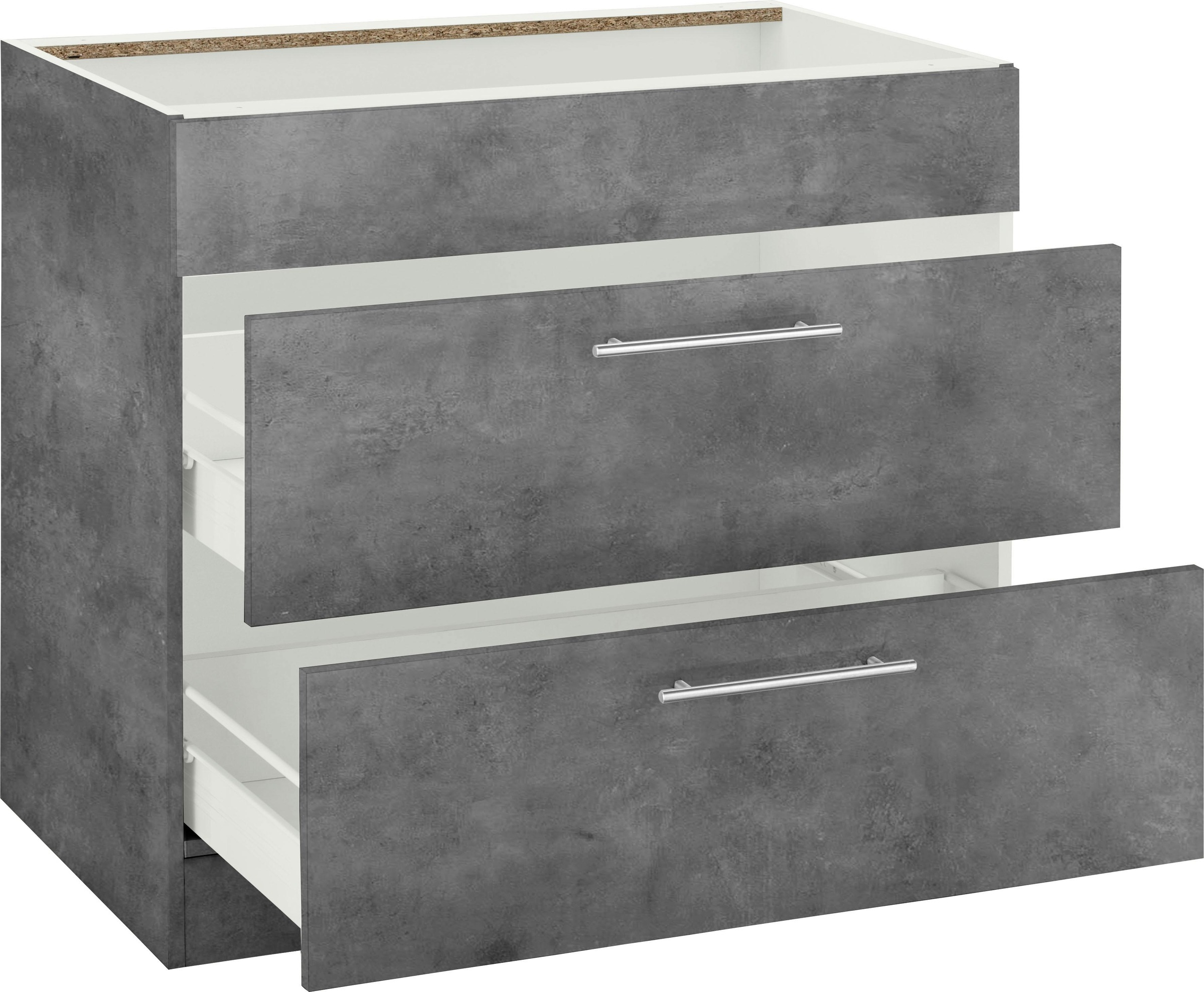 wiho Küchen Kochfeldumbauschrank »Cali« 90 cm breit, ohne Arbeitsplatte