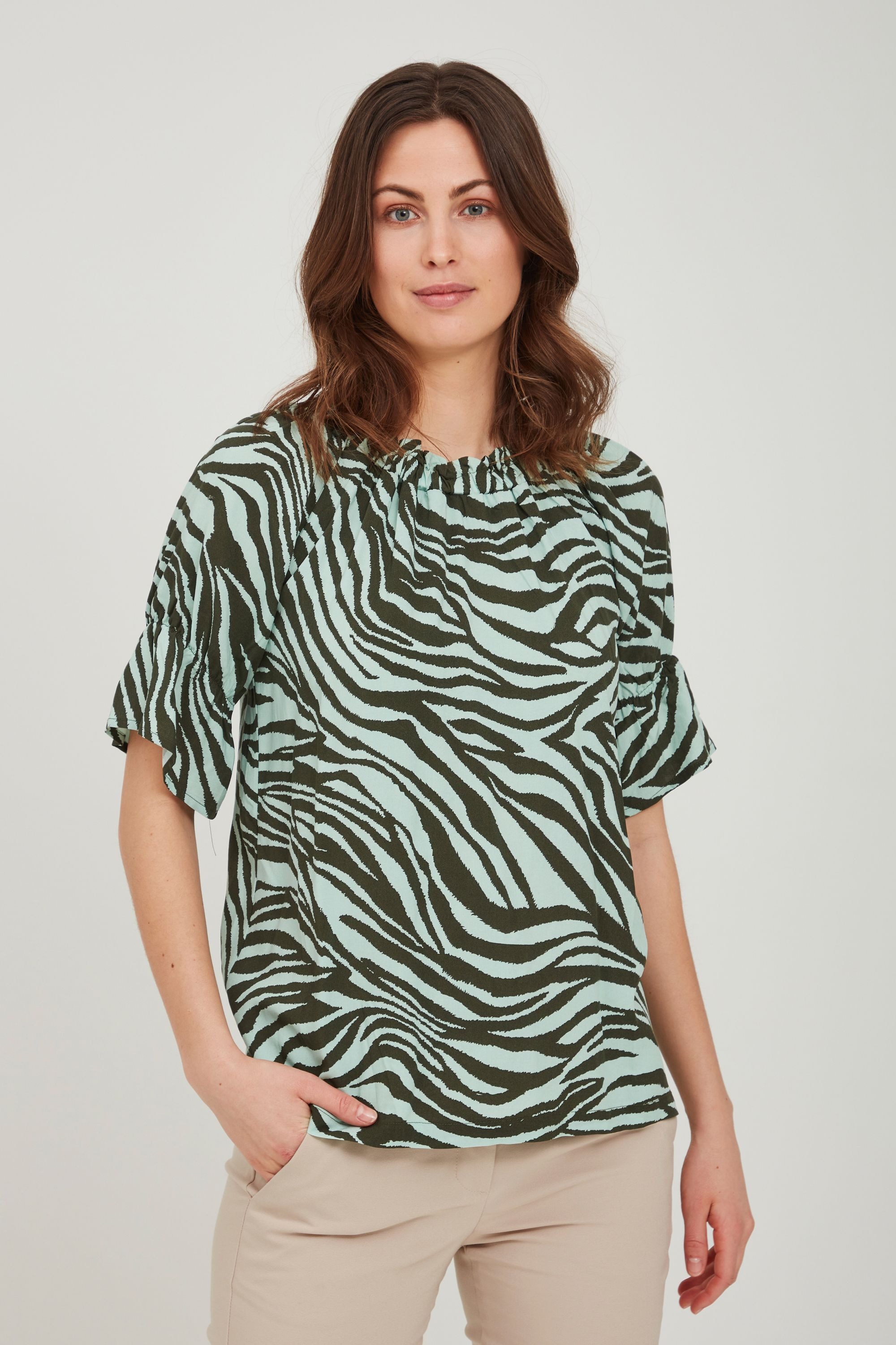fransa Tunika »Blusenshirt FRAlzebra«