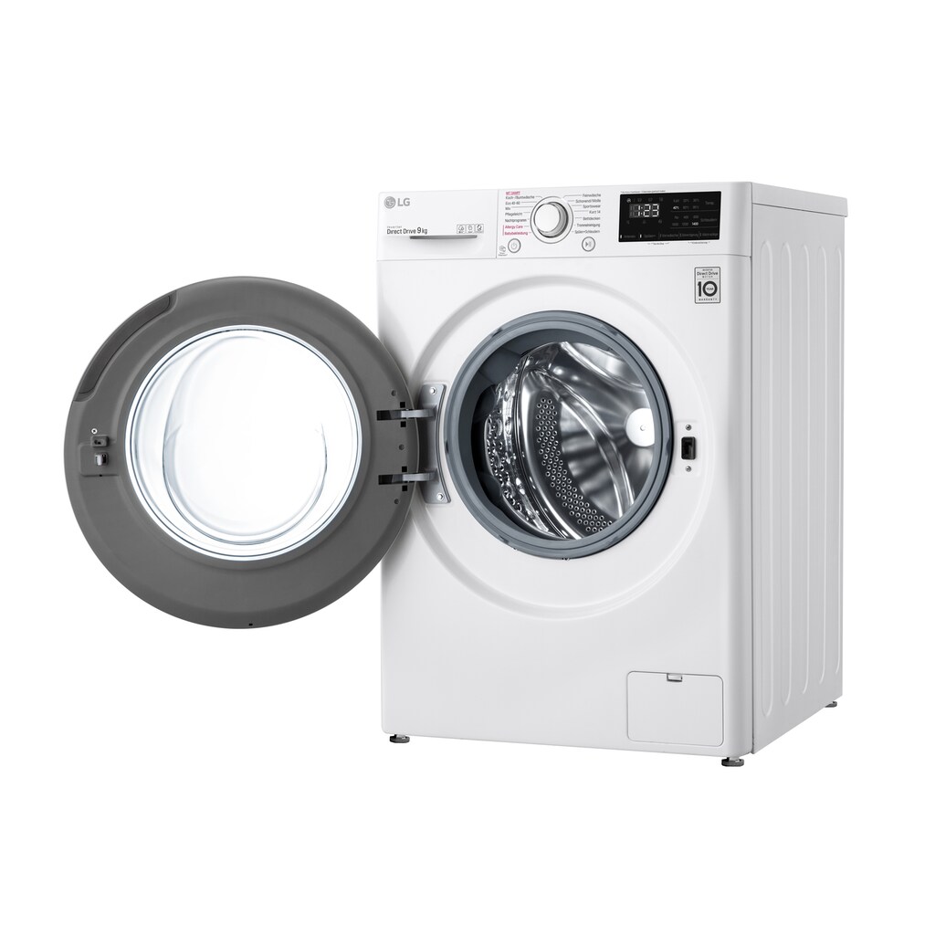 LG Waschmaschine »LG F4 WV 309S0«, F4WV309S0.ABWQWDG, 9 kg, 1400 U/min