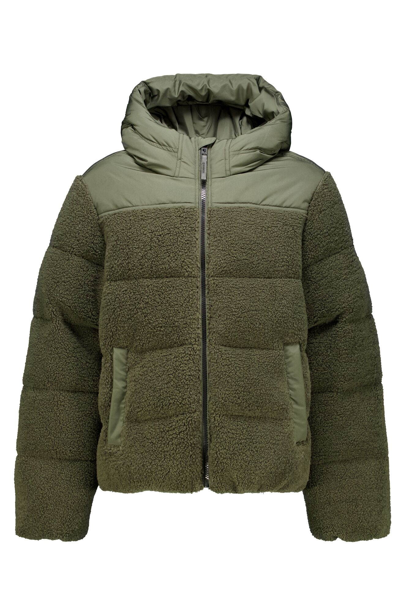 Garcia Steppjacke mit Kapuze mit Teddy-Fell for Boys