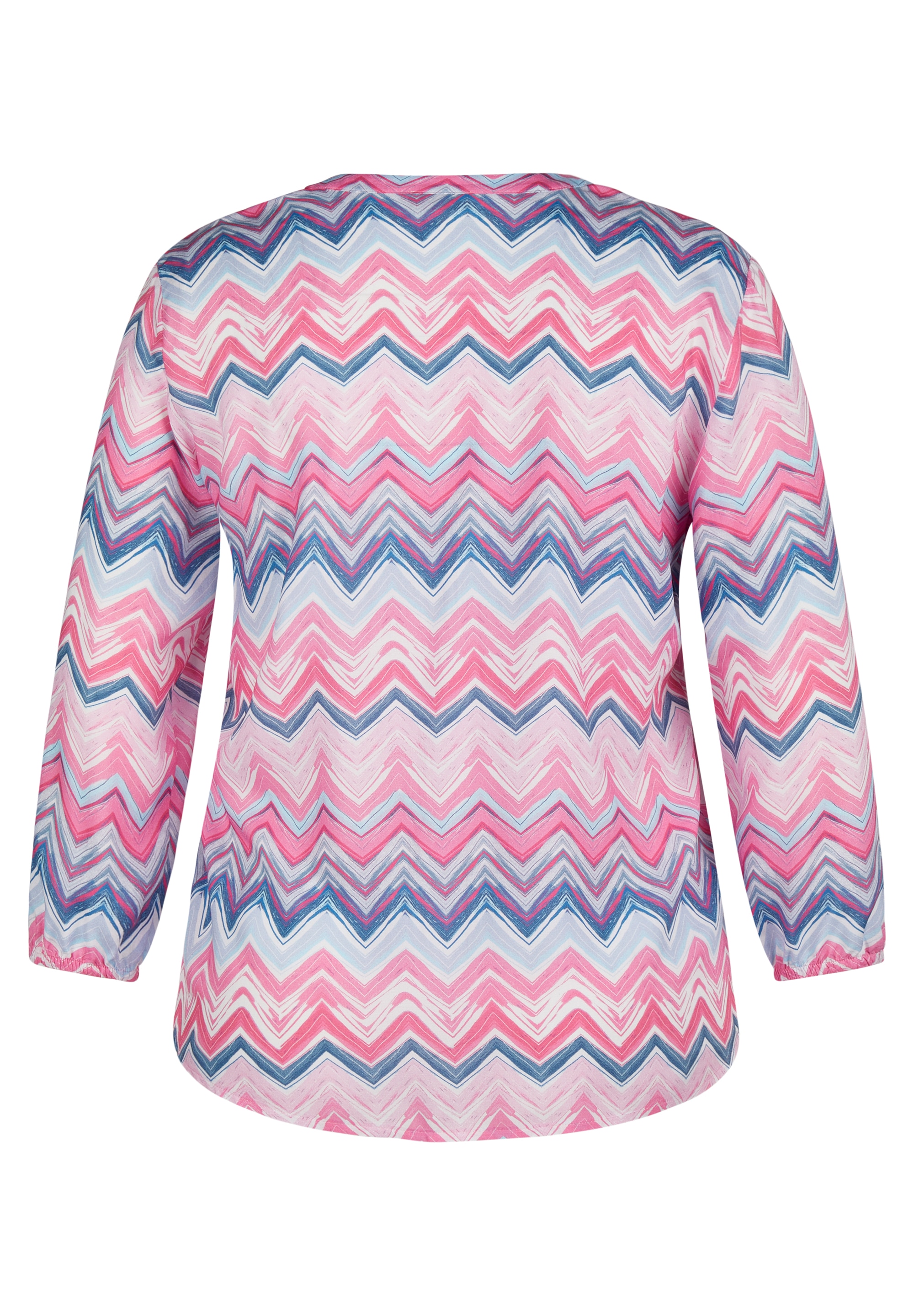 Rabe Druckbluse, mit grafischem Muster und aus reiner Viskose