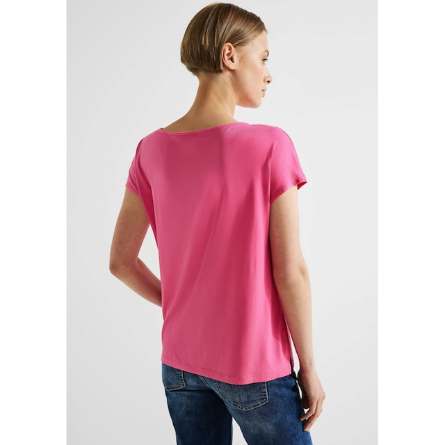 STREET ONE Shirttop, mit seitlichen Schlitzen kaufen im OTTO Online Shop