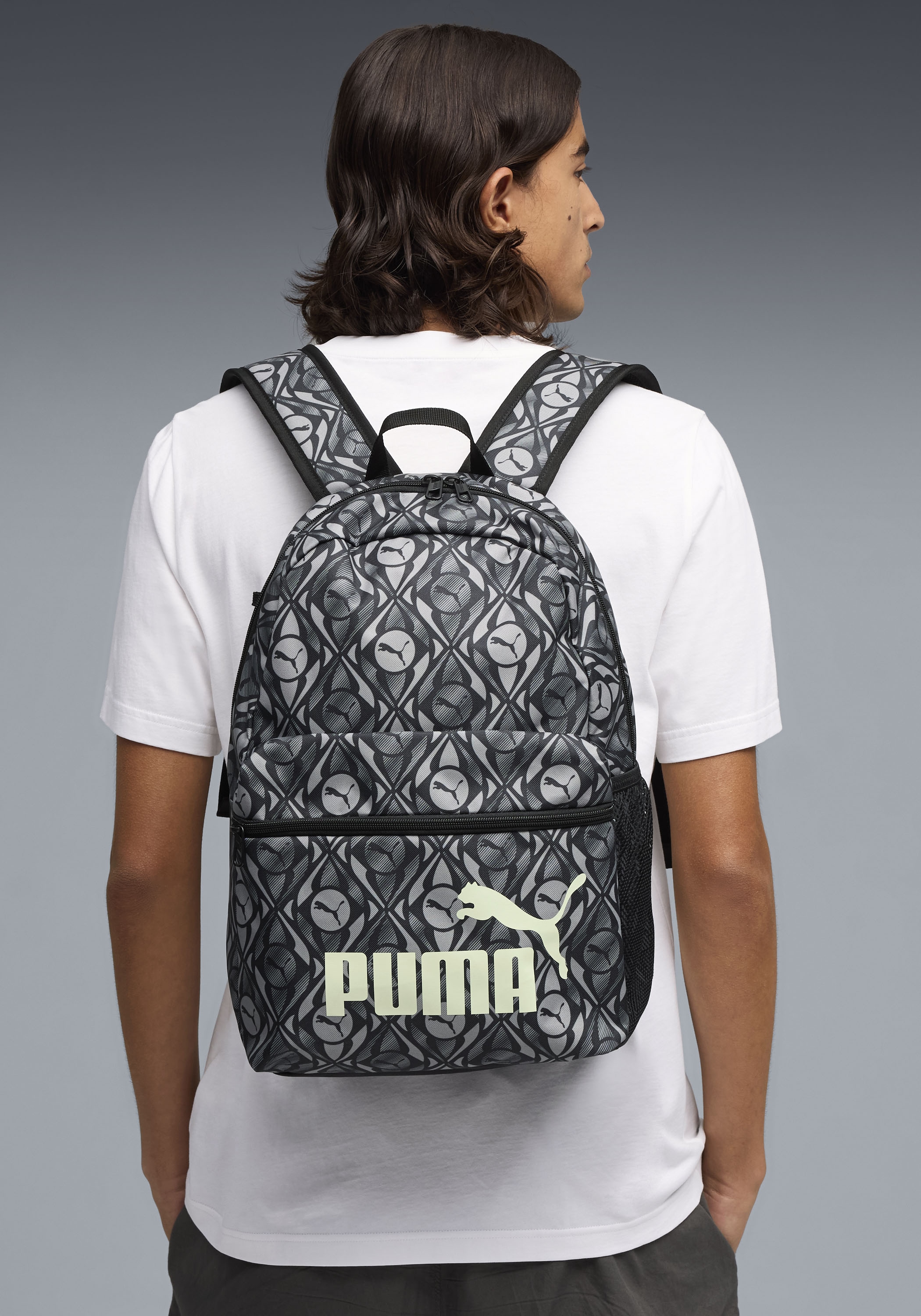 PUMA Rucksack »PHASE AOP BACKPACK SET« für vielseitige Einsätze, sportlicher Stil