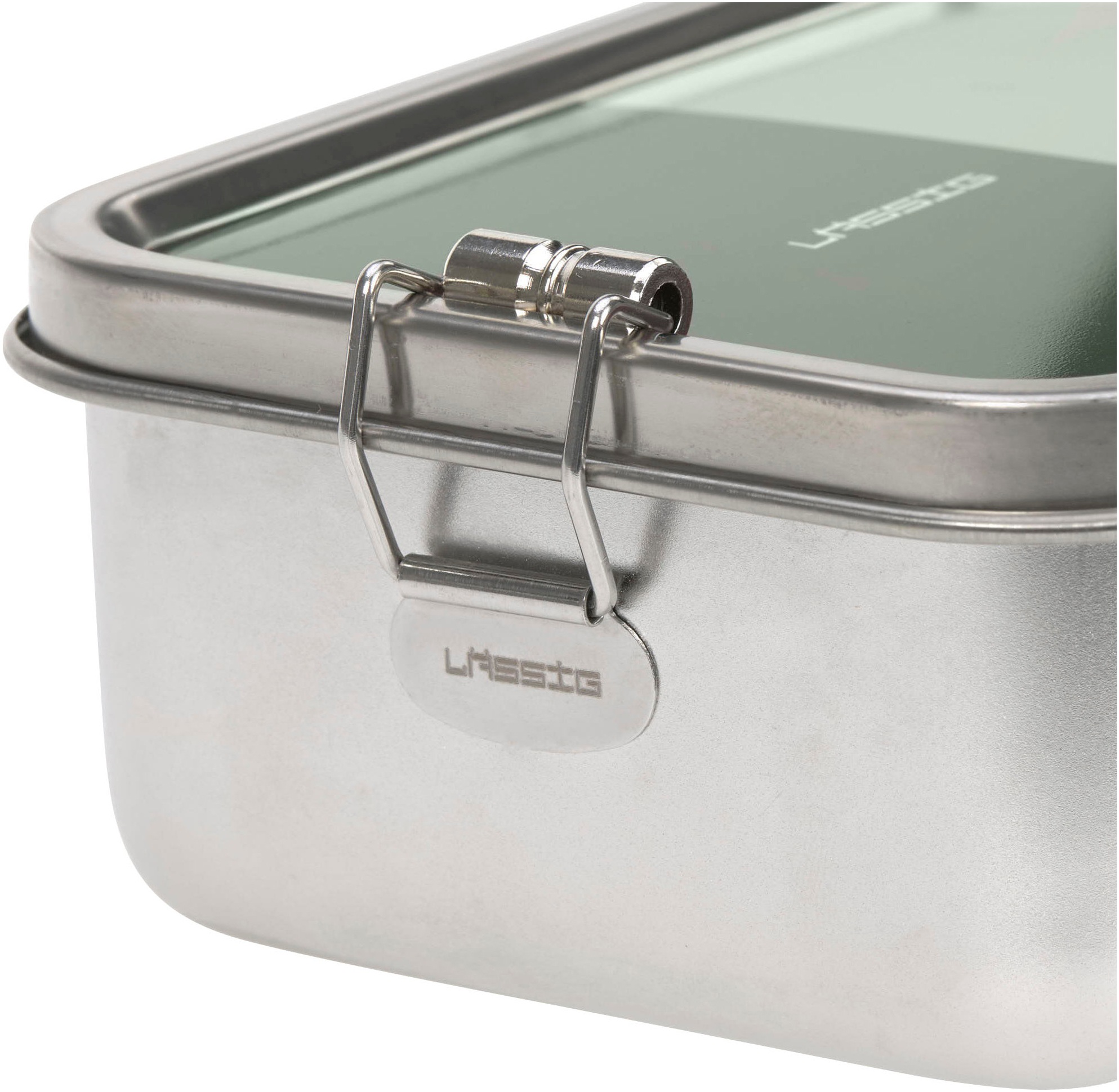 LÄSSIG Lunchbox »Solid, olive/green«, (1 tlg.), aus Edelstahl