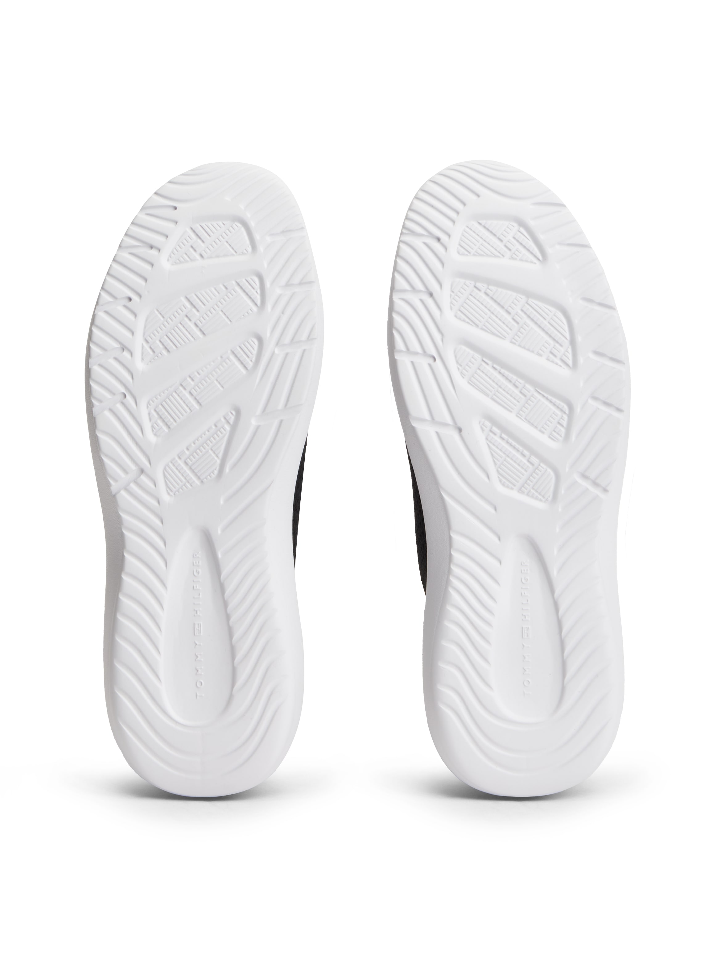 Tommy Hilfiger Keilsneaker »TH KNIT RUNNER«  Freizeitschuh, Halbschuh, Schnürschuh mit Logoflaggen-Element