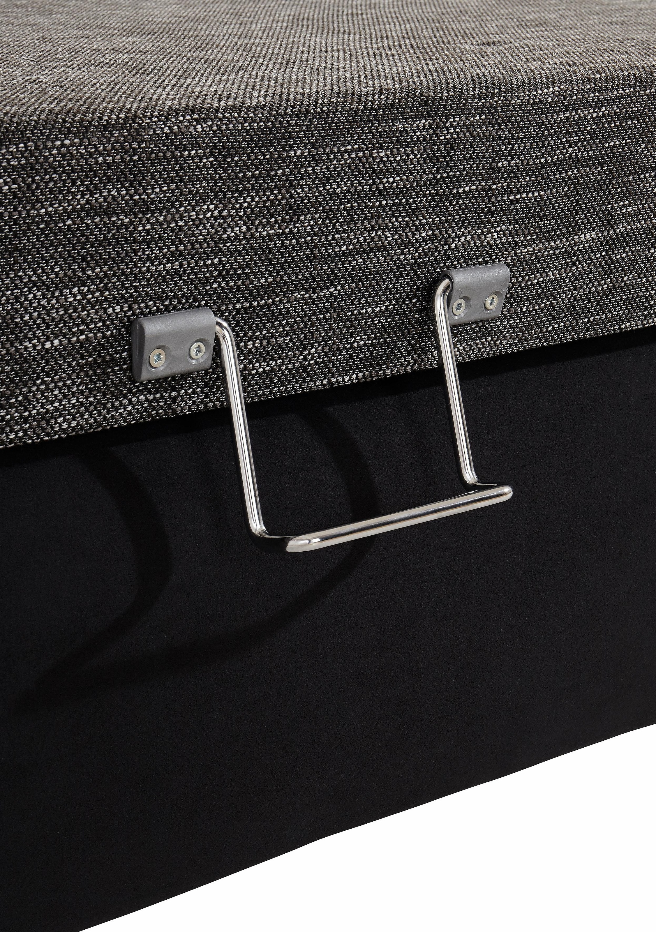TRENDMANUFAKTUR Ecksofa »Indie, modern und bequem, Materialmix, OTTOs Choice, L-Form«, wahlweise XL oder XXL