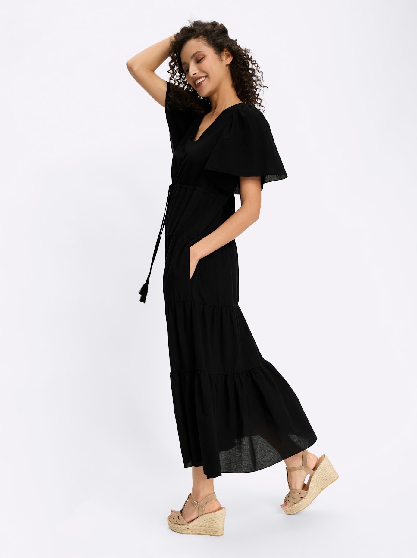 heine Sommerkleid »Webkleid« Eingrifftaschen