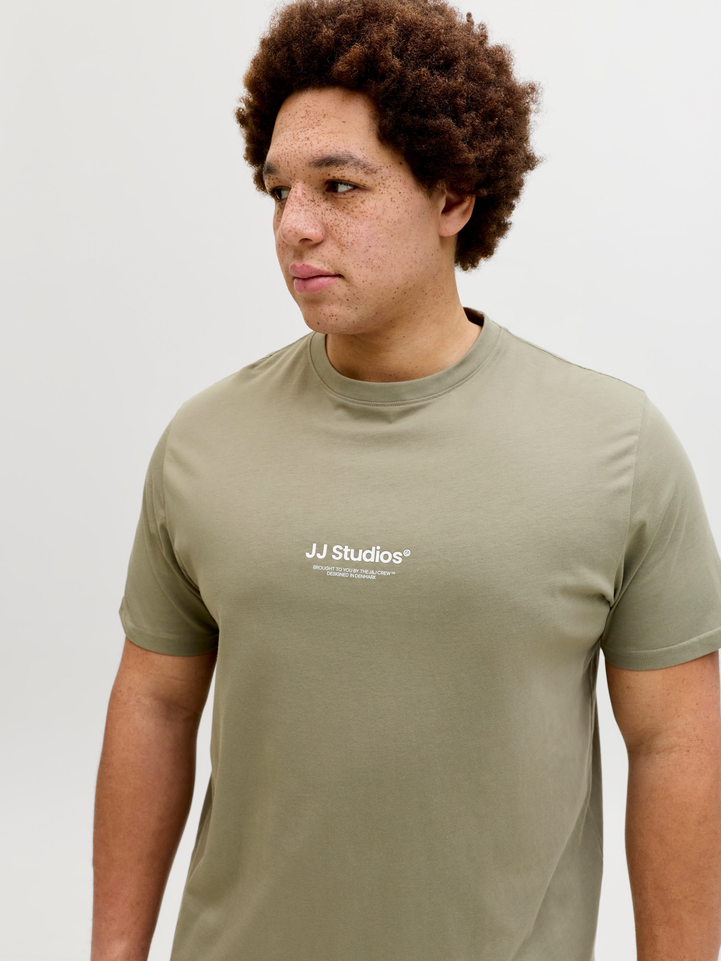 Jack & Jones PlusSize Rundhalsshirt »JJESOHO TEE SS CREW NECK NOOS PLS« Baumwolle, regular fit
