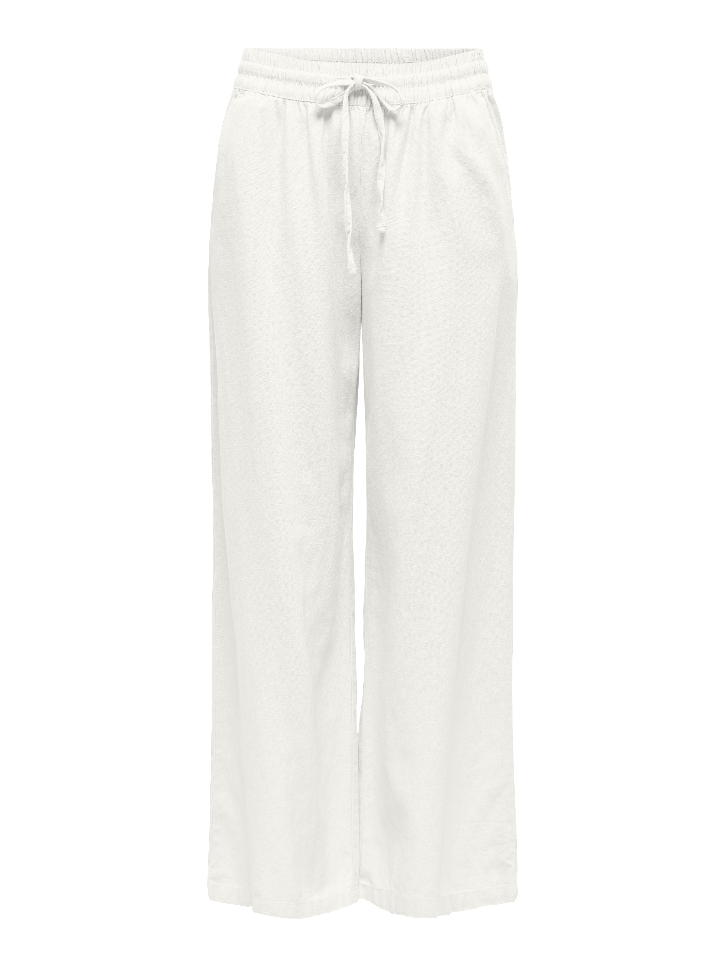 JDY Leinenhose »JDYSAY LINEN HW WIDE PANT WVN NOOS«