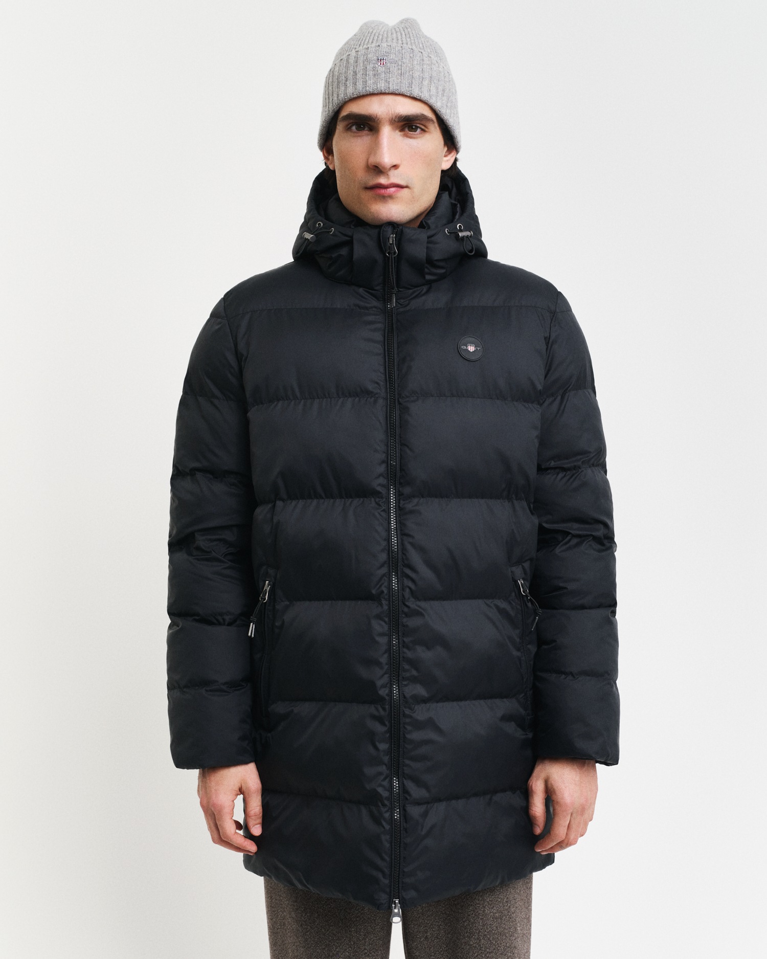 Gant Steppjacke »ACTIVE CLOUD MID LENGTH JACKET«, mit Kapuze