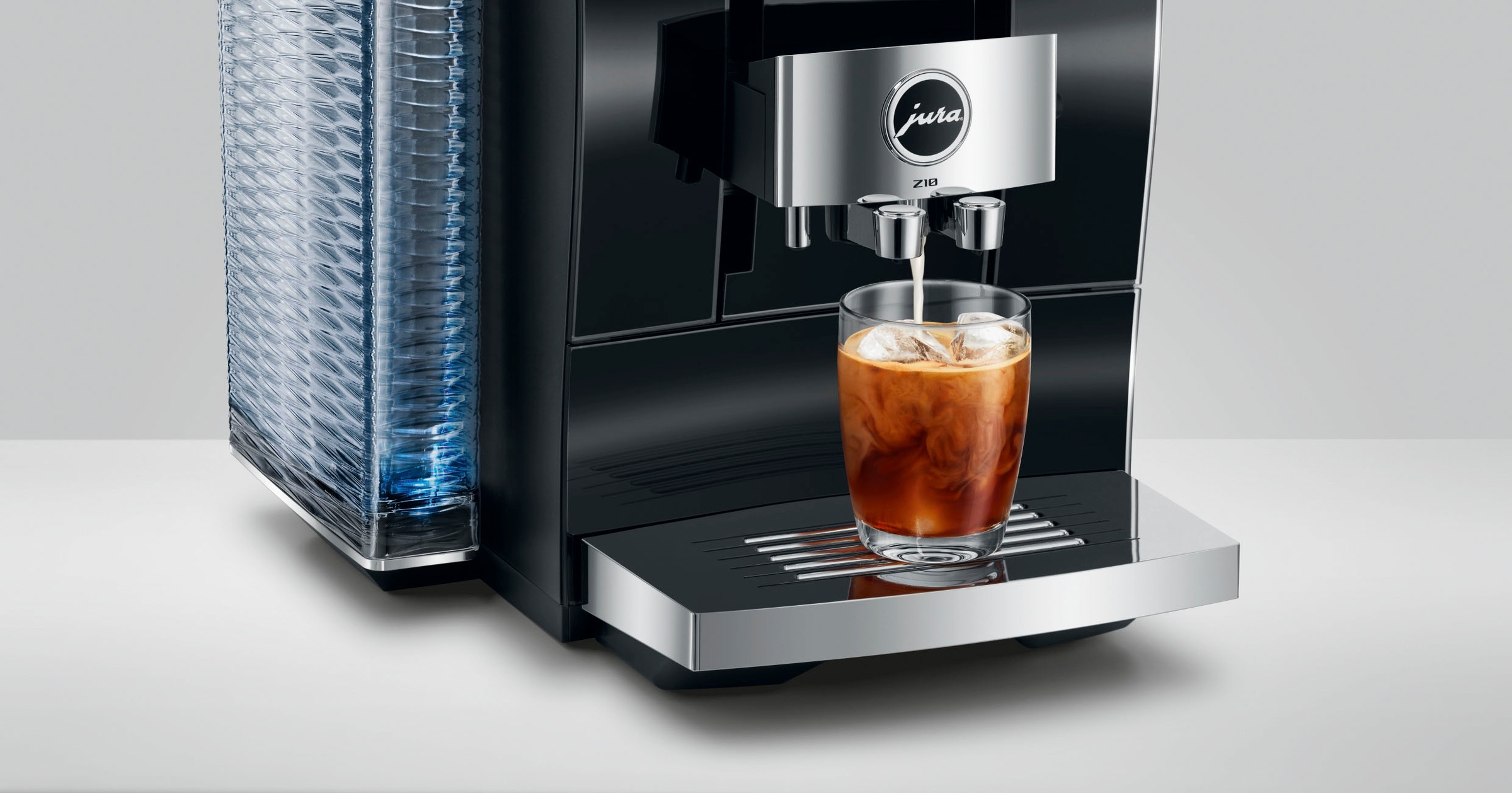 JURA Kaffeevollautomat »15615 Z10 Diamond Black (EB)« 51 Spezialitäten, Touch, Light & Cold Brew,