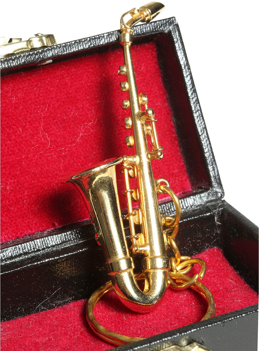 Ambiente Haus Dekofigur »Schlüsselanhänger Saxophon 7cm«, (1 St.) bei OTTO