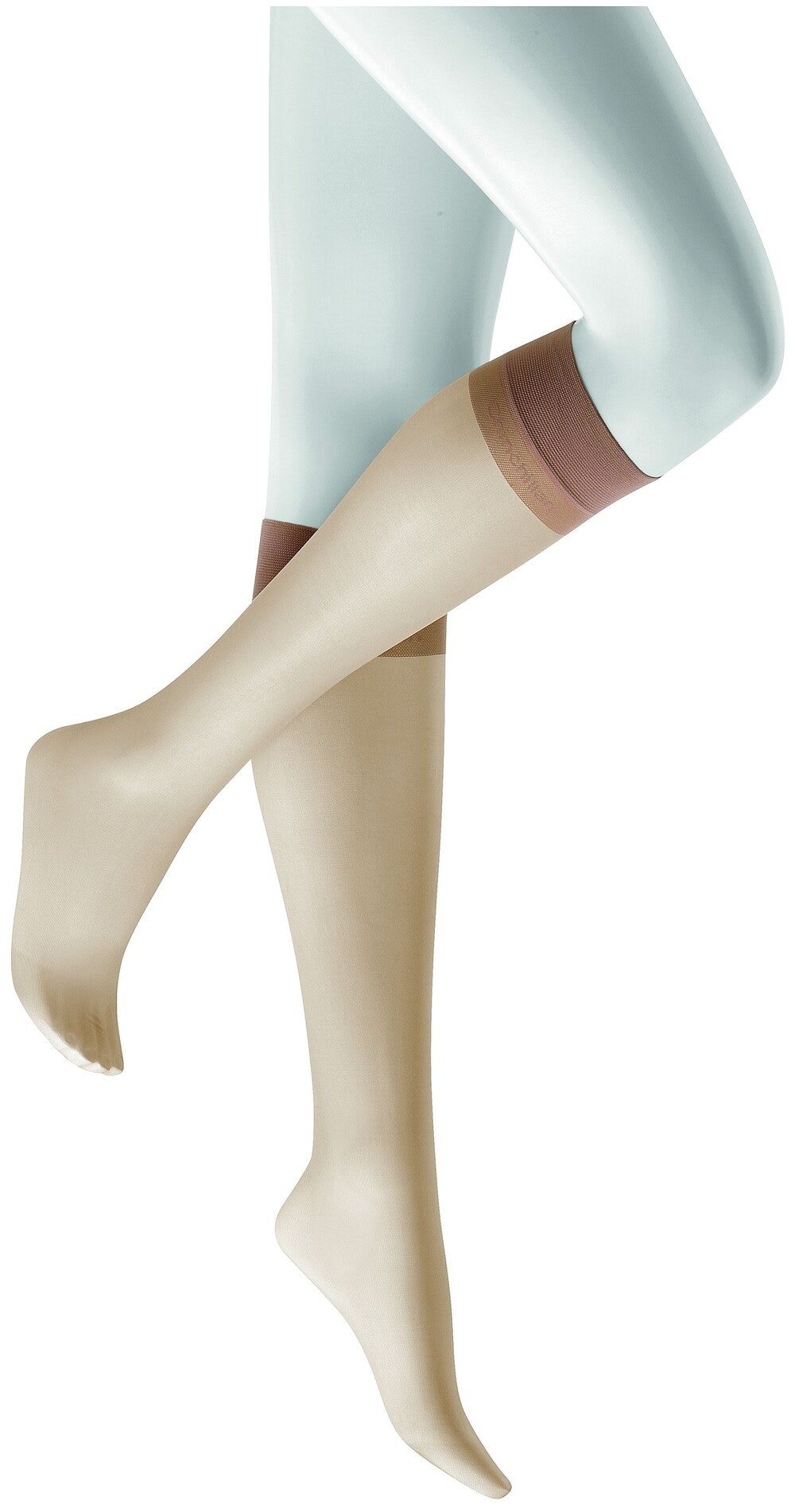 KUNERT Kniestrümpfe »CHINCHILLAN RUN STOP 20« 20 mit innovativem Kunert-Maschenstopp, matt-schimmernd