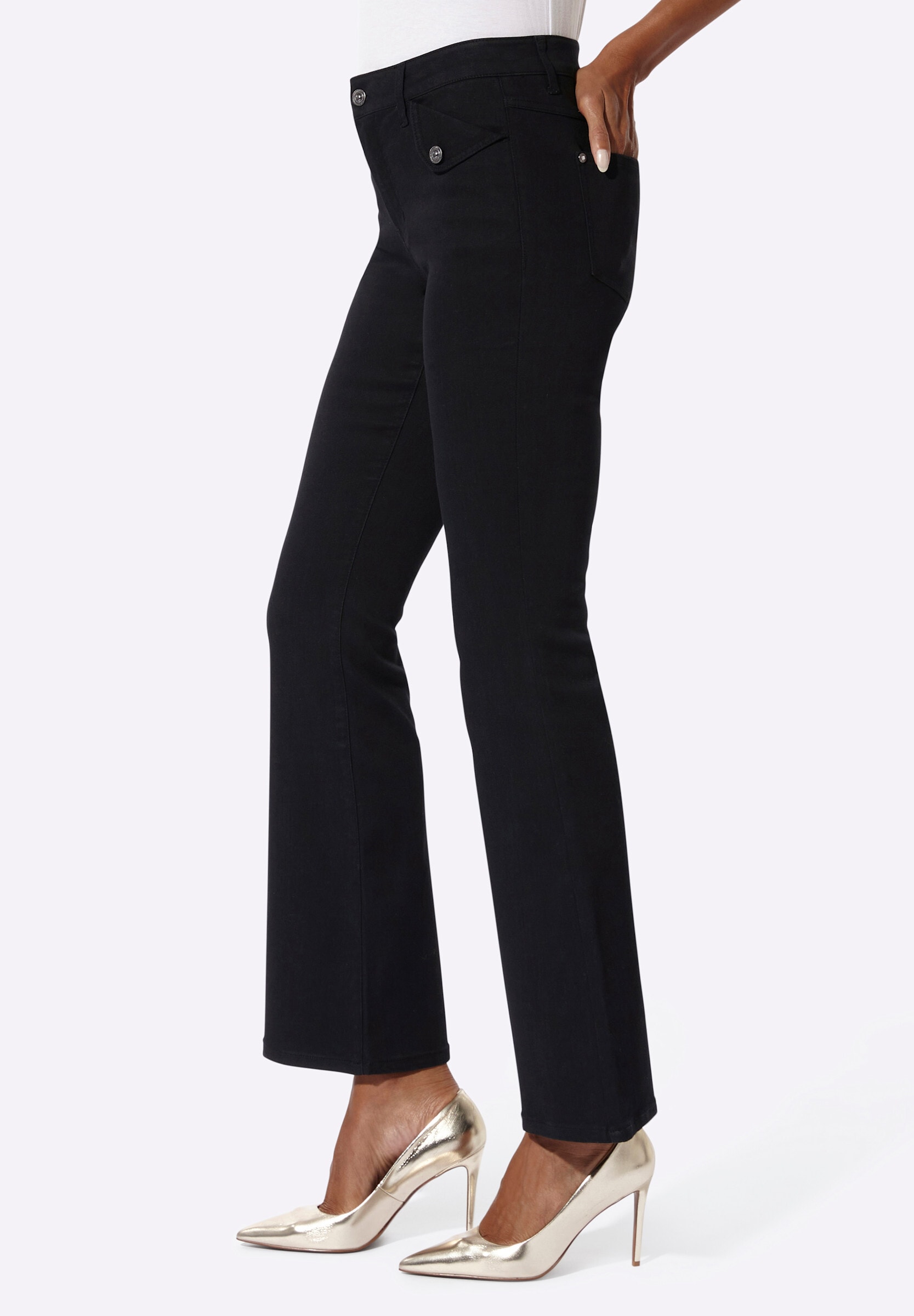 creation L Bootcut-Jeans »Modal-Baumwoll-Jeans Jeans im Bootcut-Style«