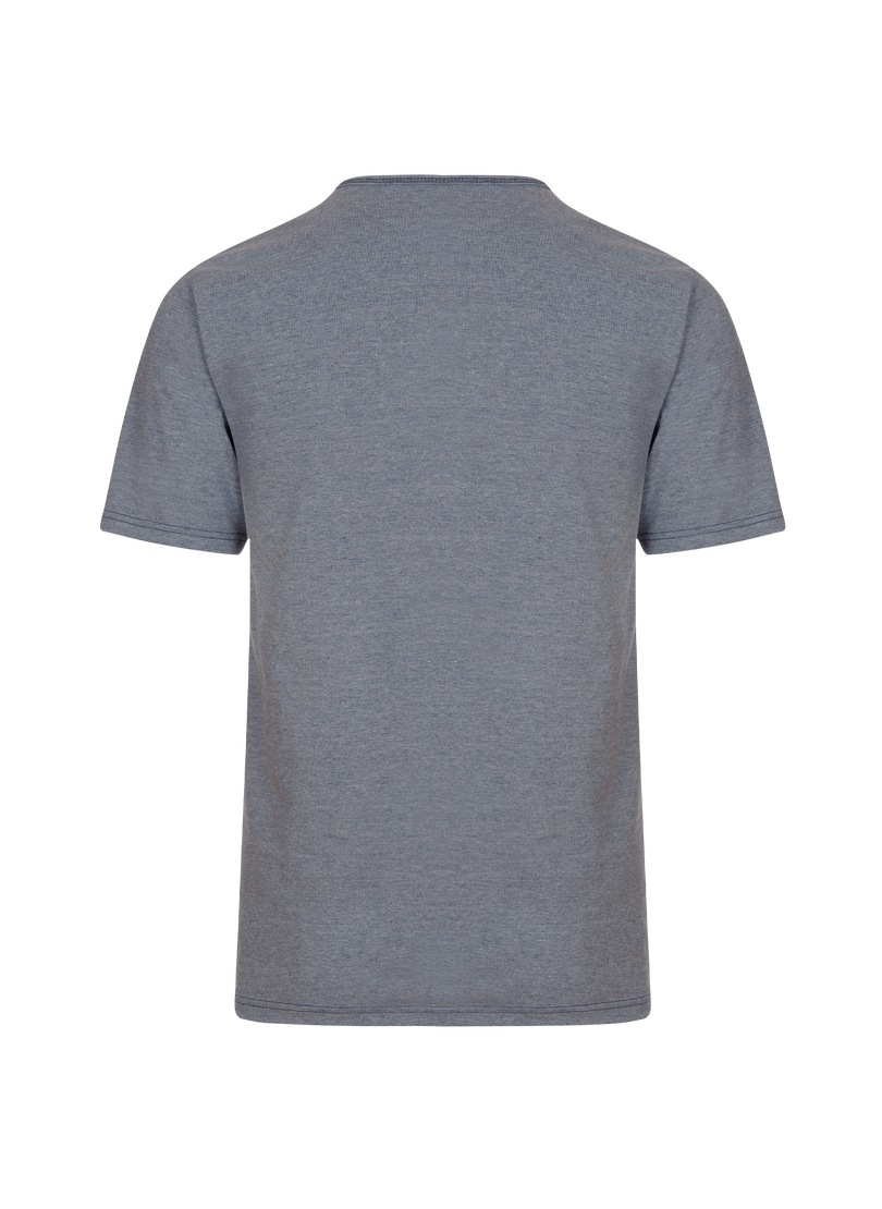 Trigema T-Shirt »TRIGEMA T-Shirt mit Knopfleiste DELUXE Baumwolle«, (1 tlg.)