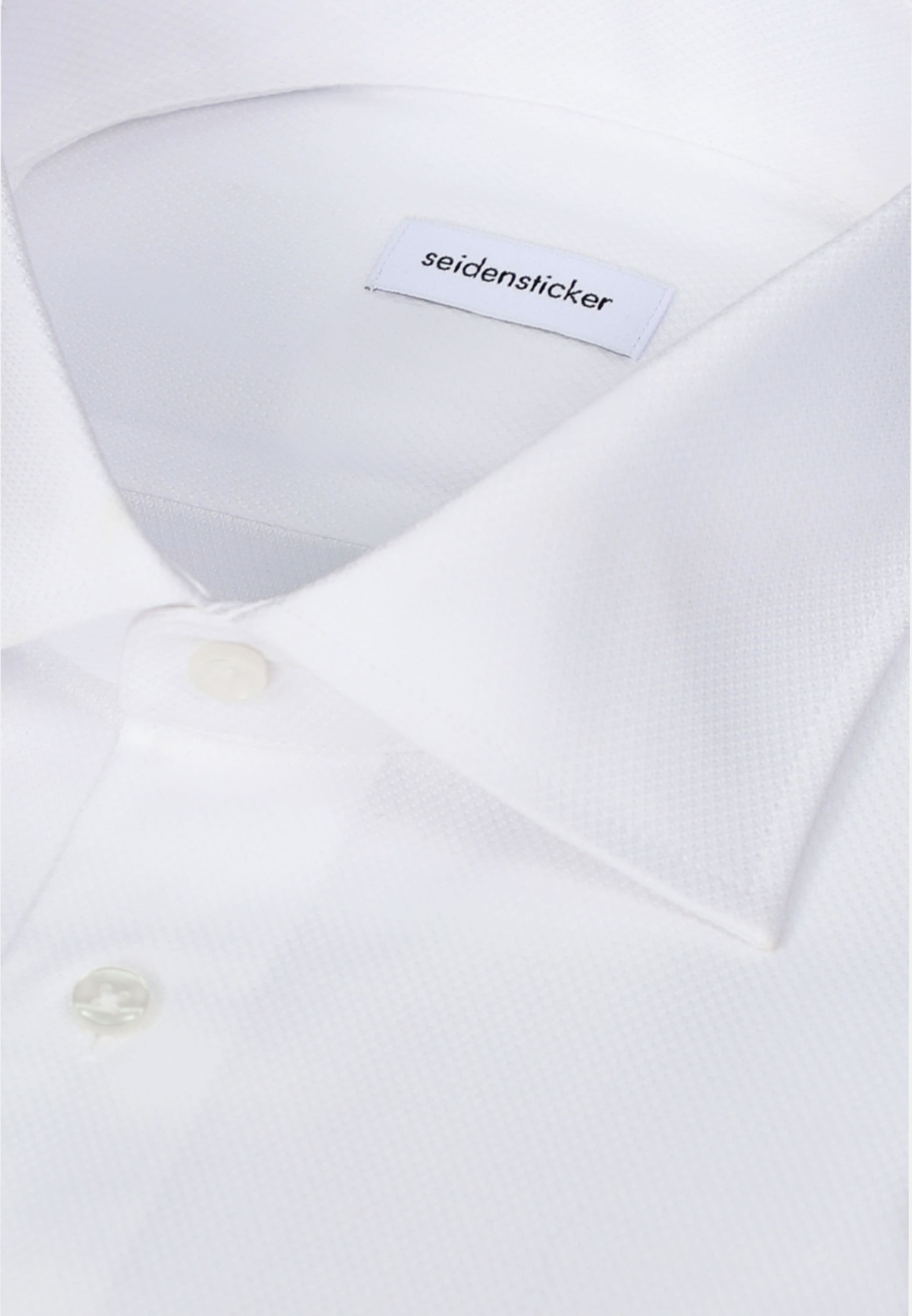 seidensticker Businesshemd »Schwarze Rose« Shaped 1/1 Kentkragen Struktur