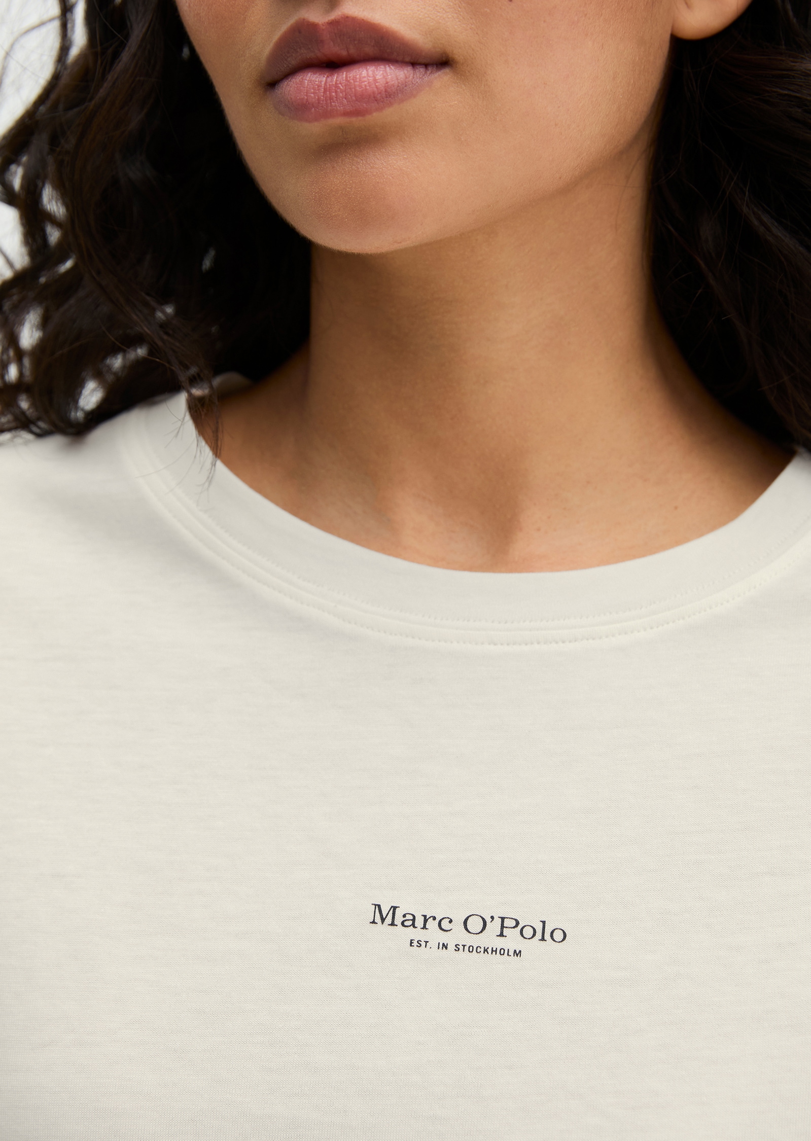 Marc O'Polo Pyjamaoberteil »Mix N Match Cotton Top SS« mit Rundhalsausschnitt und kurzem Arm