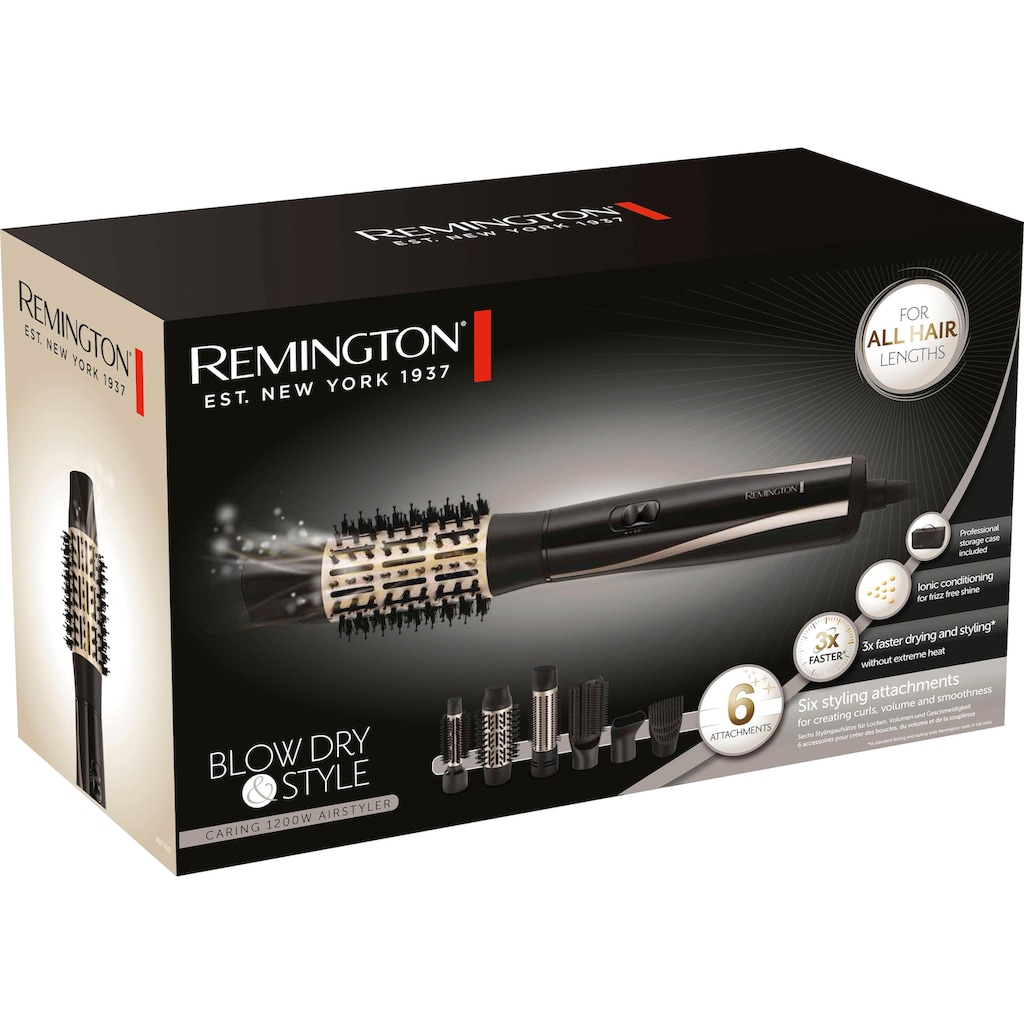 Remington Warmluftbürste »Blow Dry & Style AS7700«, 6 Aufsätze}