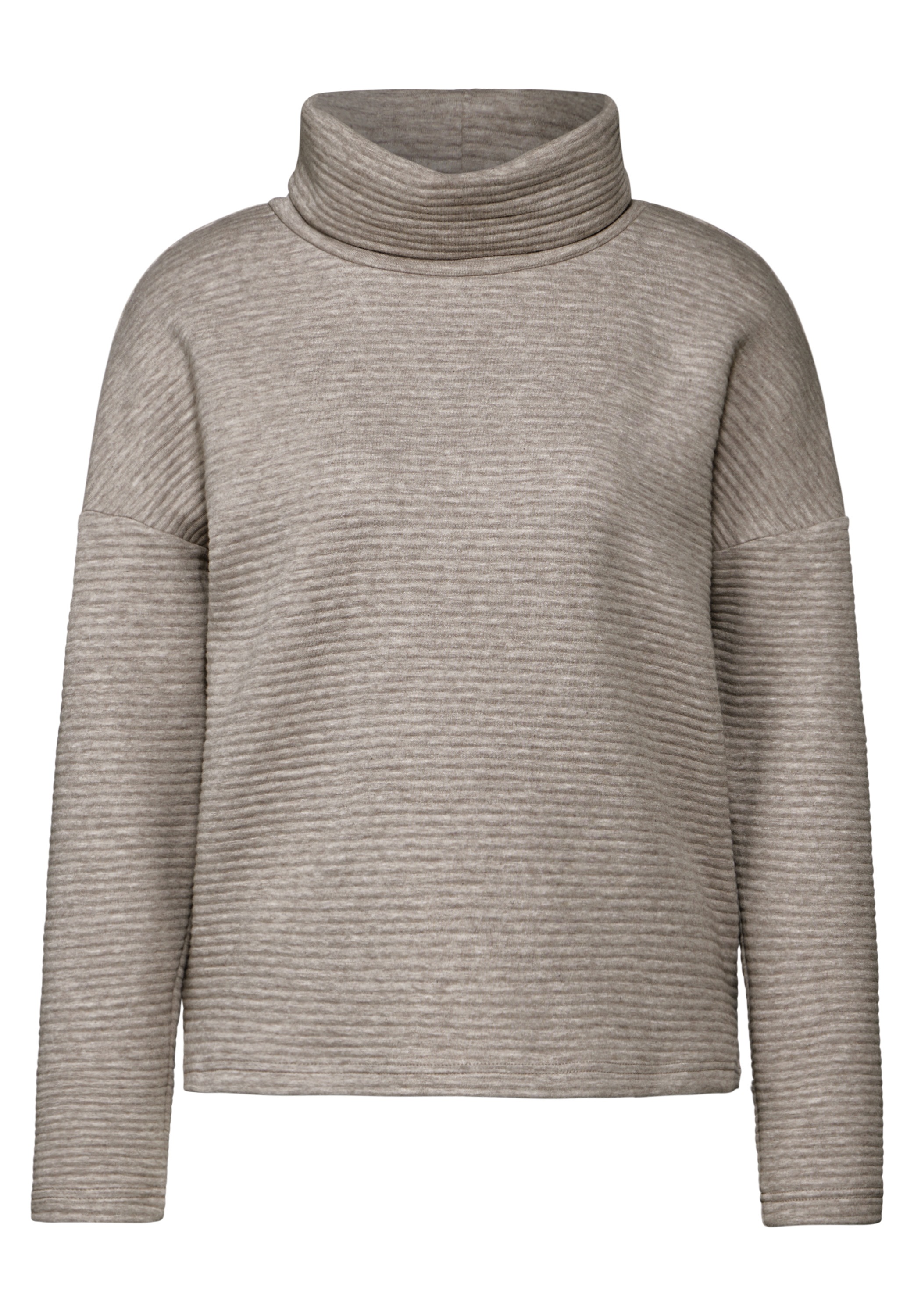 STREET ONE Langarmshirt, in Struktur-Optik