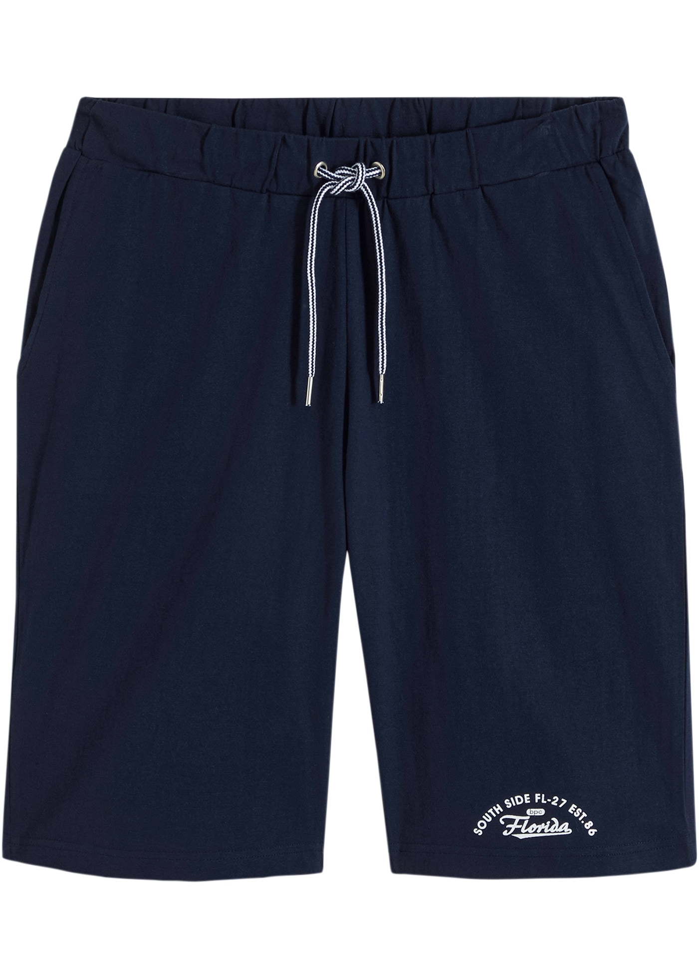 bonprix Bermudas  aus Baumwolle, mit Kordelverschluss, Regular Fit