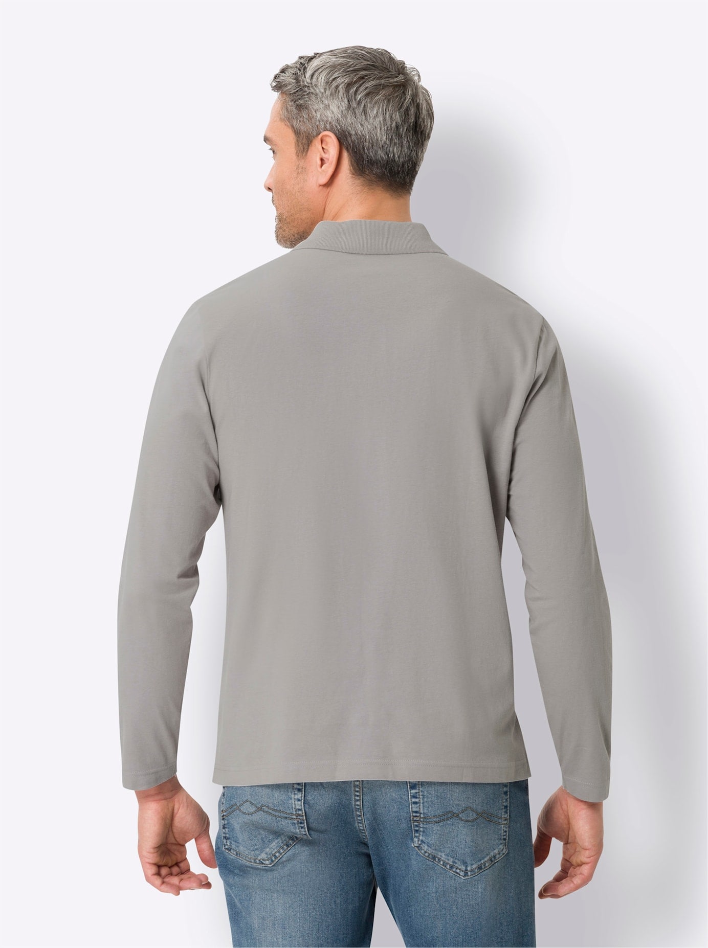 Classic Poloshirt »Langarm-Poloshirt«, (1 tlg.)