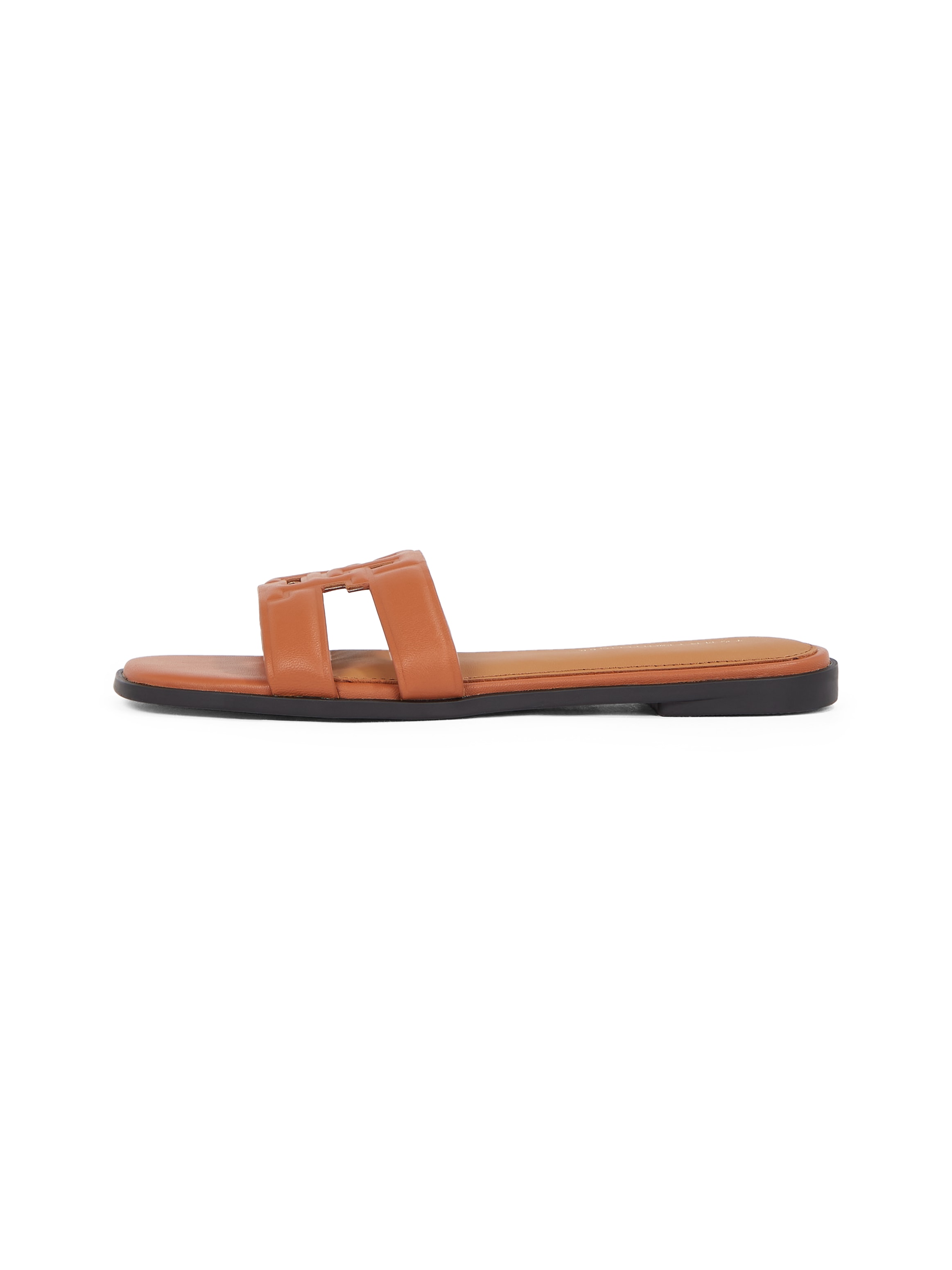 Tommy Hilfiger Pantolette »TH LOGO STRAP MULE«, Bequemschuh, Sommerschuh, Flats mit TH-Logo