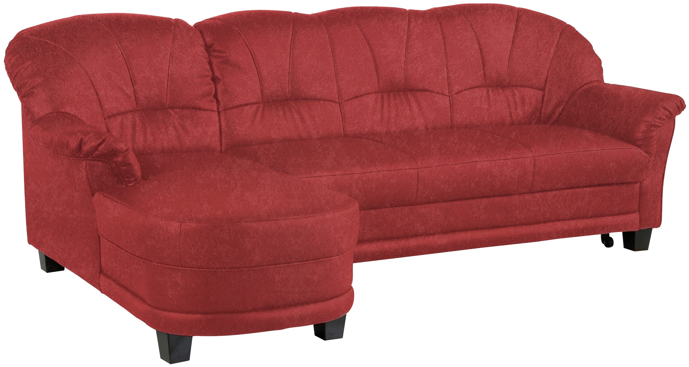 Home affaire Ecksofa »Camelita, Landhaus Sofa, 2 Varianten: Recamiere- oder Ottomane, L-Form«, wahlweise mit Bettfunktion
