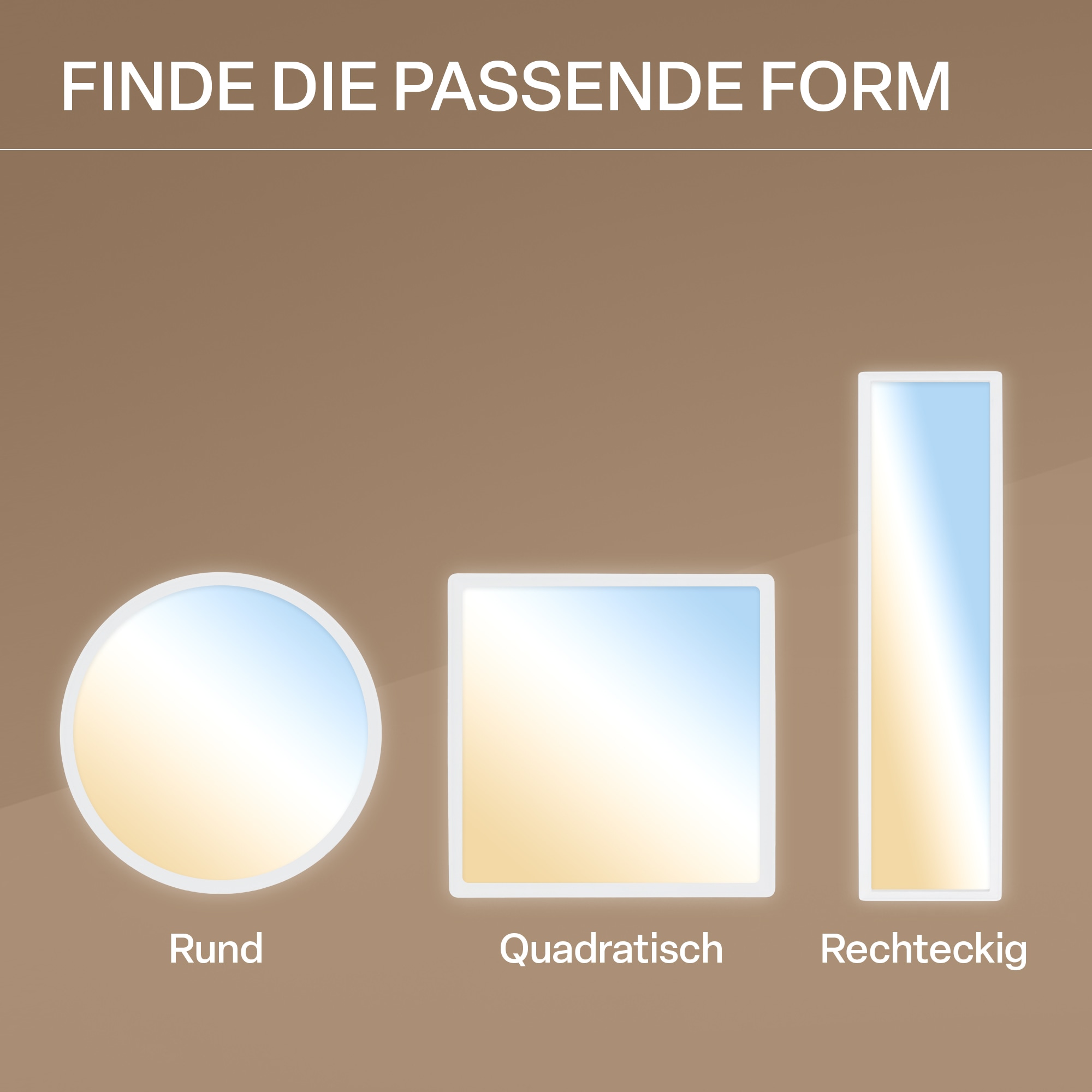 B.K.Licht LED Panel »SHALLOW« LED-Board 1 Stk. Neutralweiß 58x20x3 cm, Badlampe, Badezimmer, Küche, Wohnzimmer