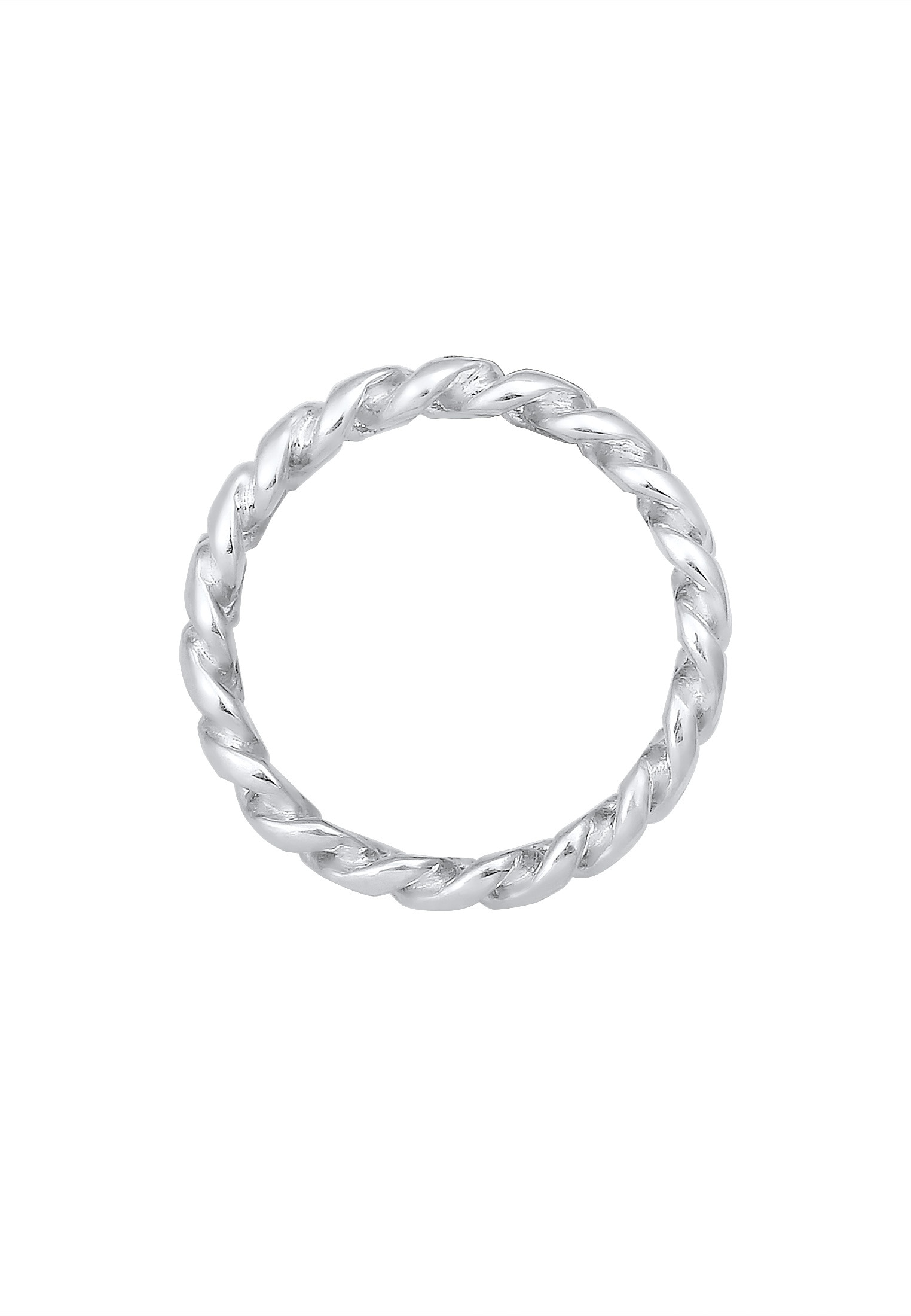 Elli Silberring »Ring Panzer Design Bandring 925 Silber«