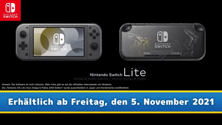 Nintendo Switch Spielekonsole »Lite«, Dialga & Palkia Edition