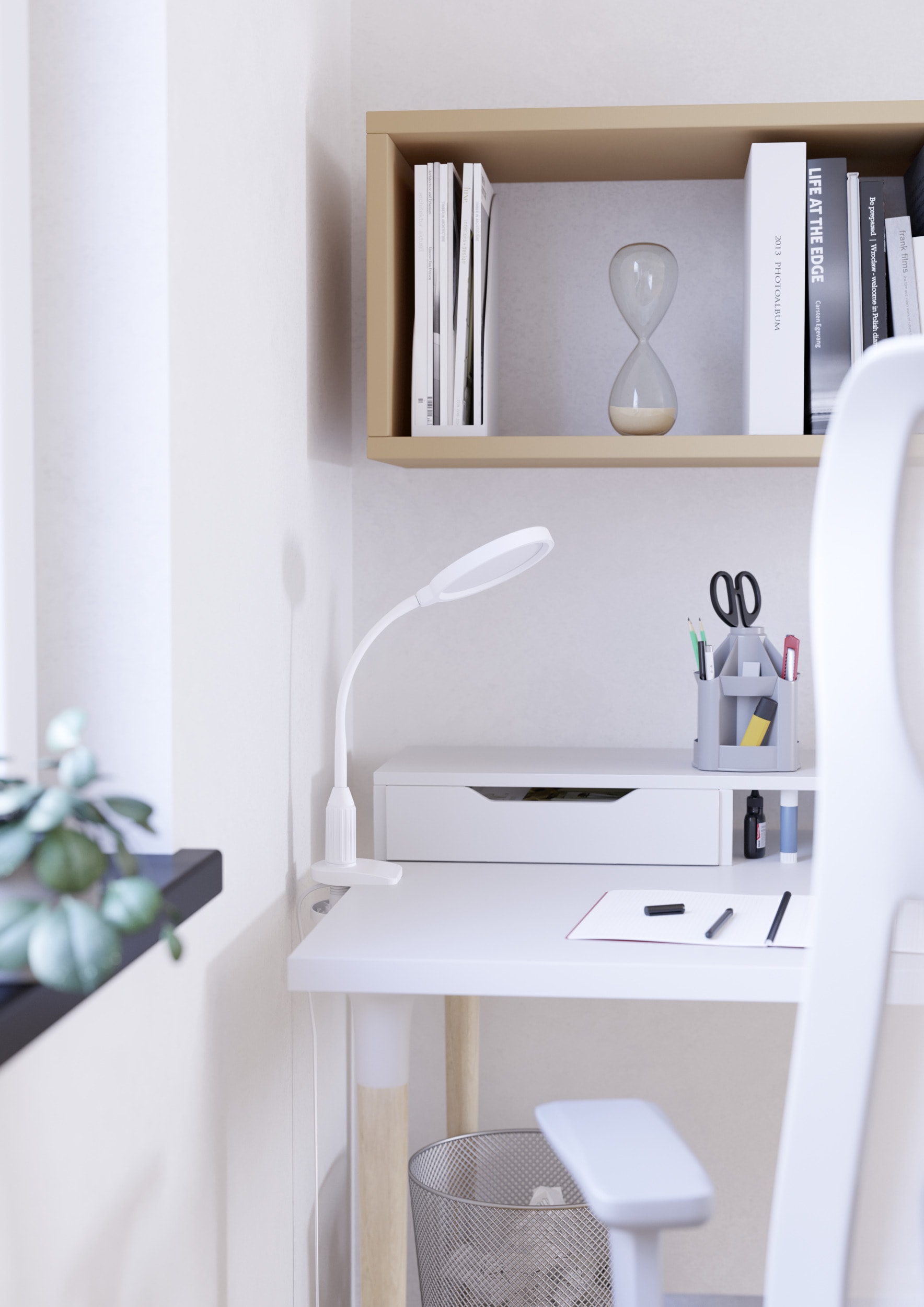 EGLO Klemmleuchte »LAURO Klemmlicht - Kunststoff - LED - 1X5,5W - IP20« LED-Modul 1 Stk. Kaltweiß | Neutralweiß | Warmweiß Klemmlampe, Schreibtischlampe, Leselampe, L26,5 x B14 x H37,5 cm