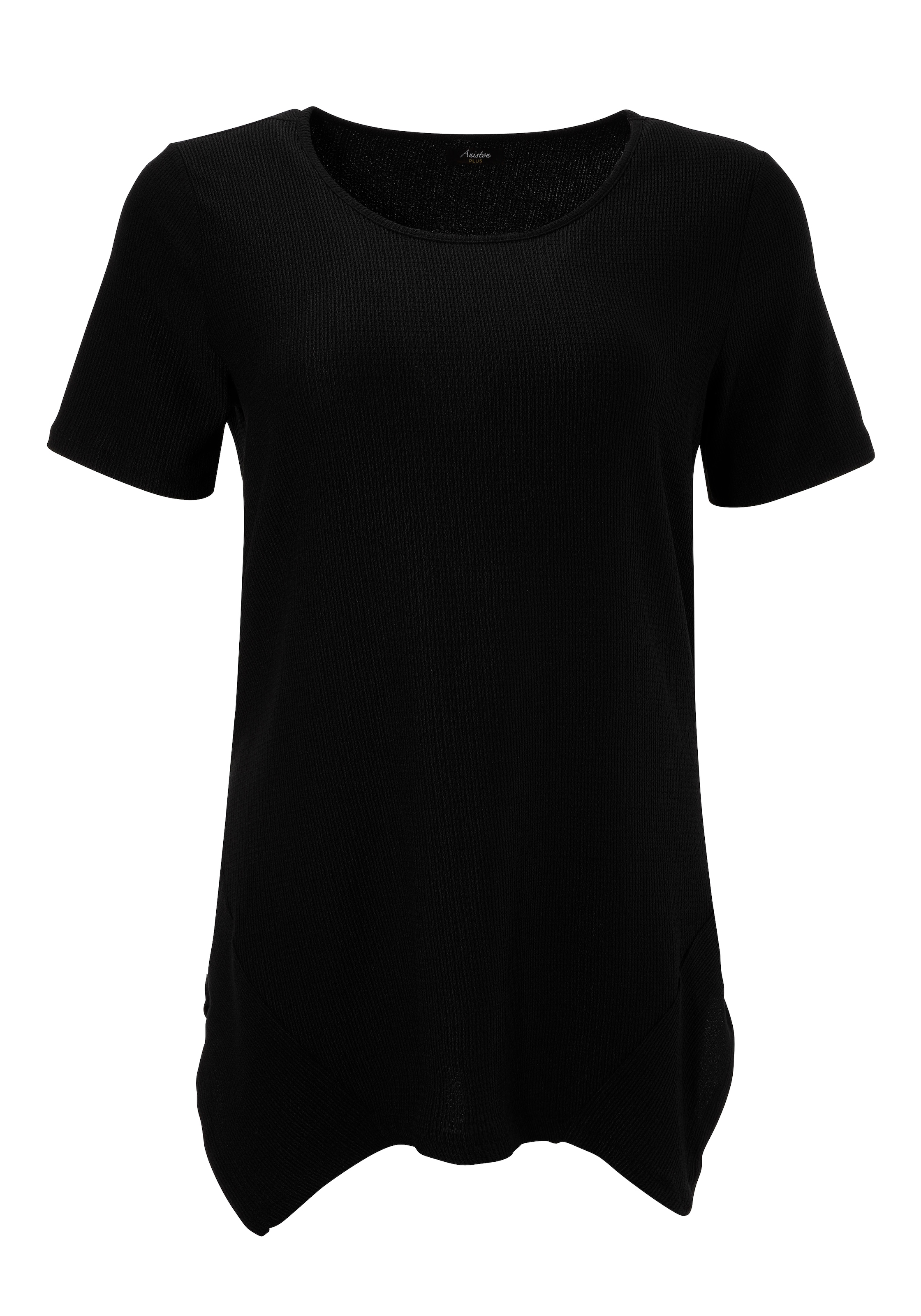 Aniston PLUS Blusenshirt, mit dezenter Streifenlook Struktur