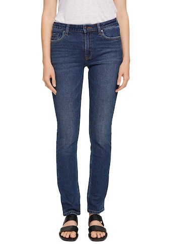 Esprit Straight-Jeans, mit kontrastfarbenen Nähten kaufen