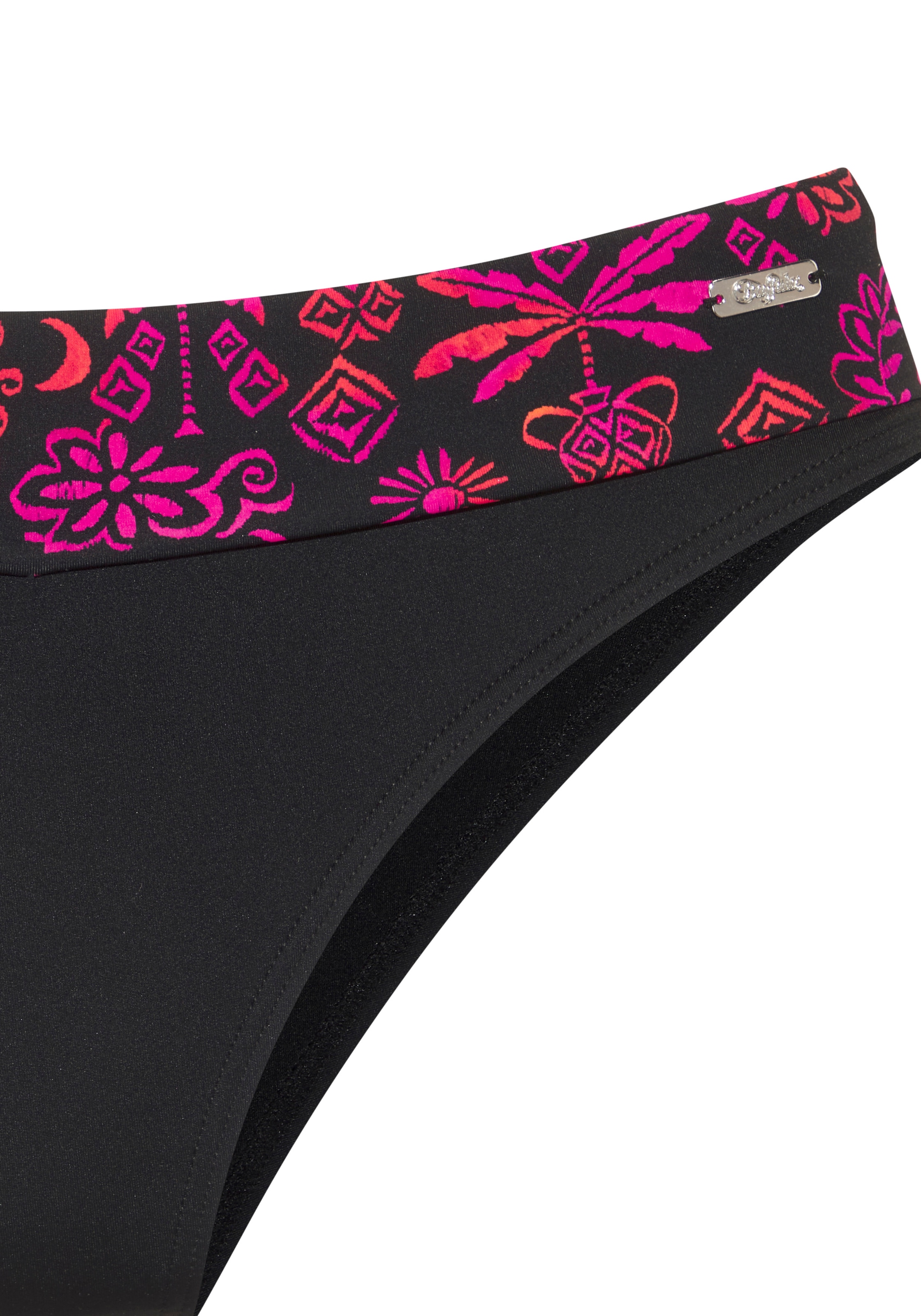 Buffalo Bikini-Hose »Paloma« im trendigen Palmenmotiv mit kontrastfarbenen Details