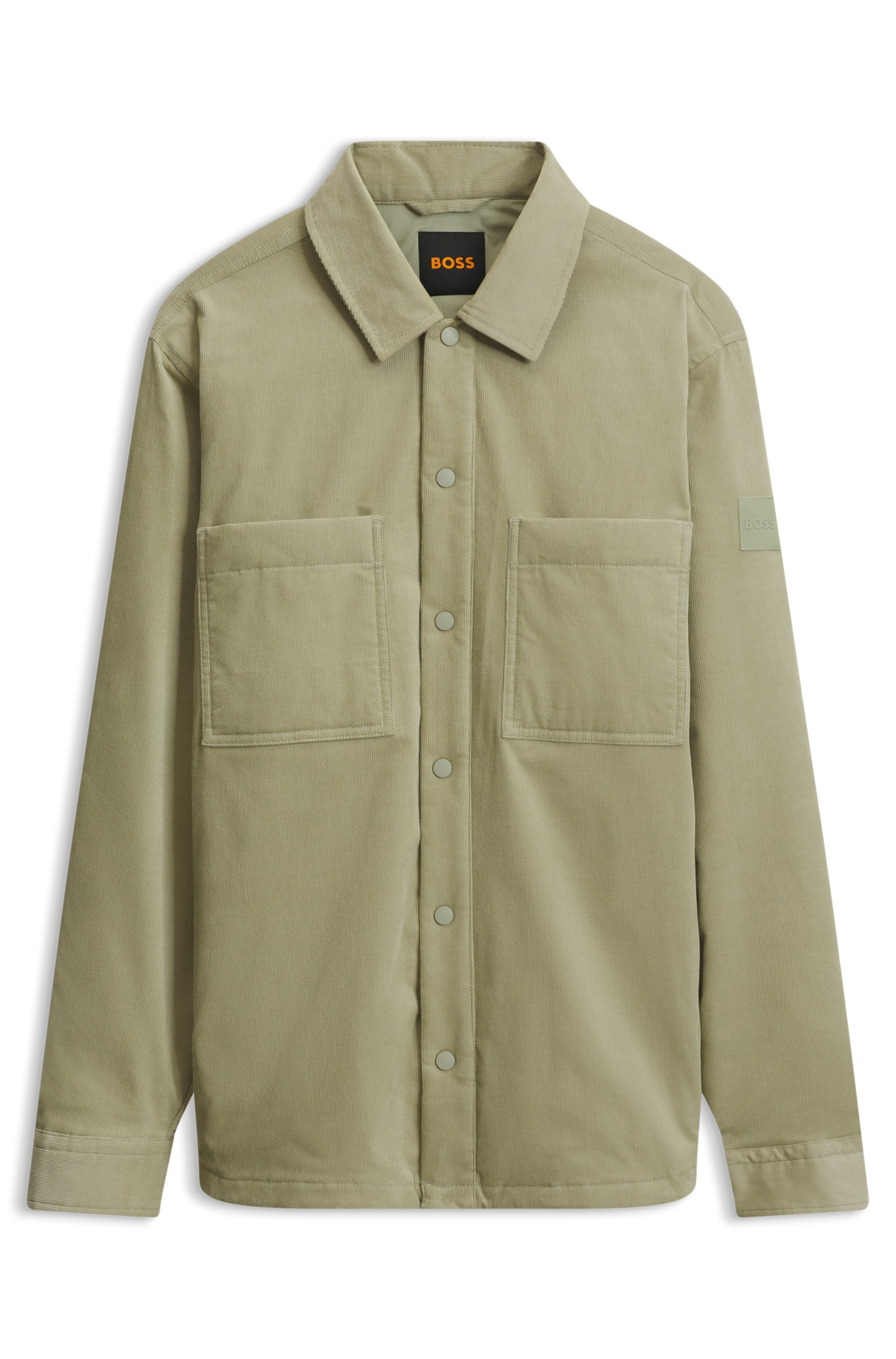 BOSS ORANGE Hemdjacke »Locky« leicht gepolstert, Oversize Fit