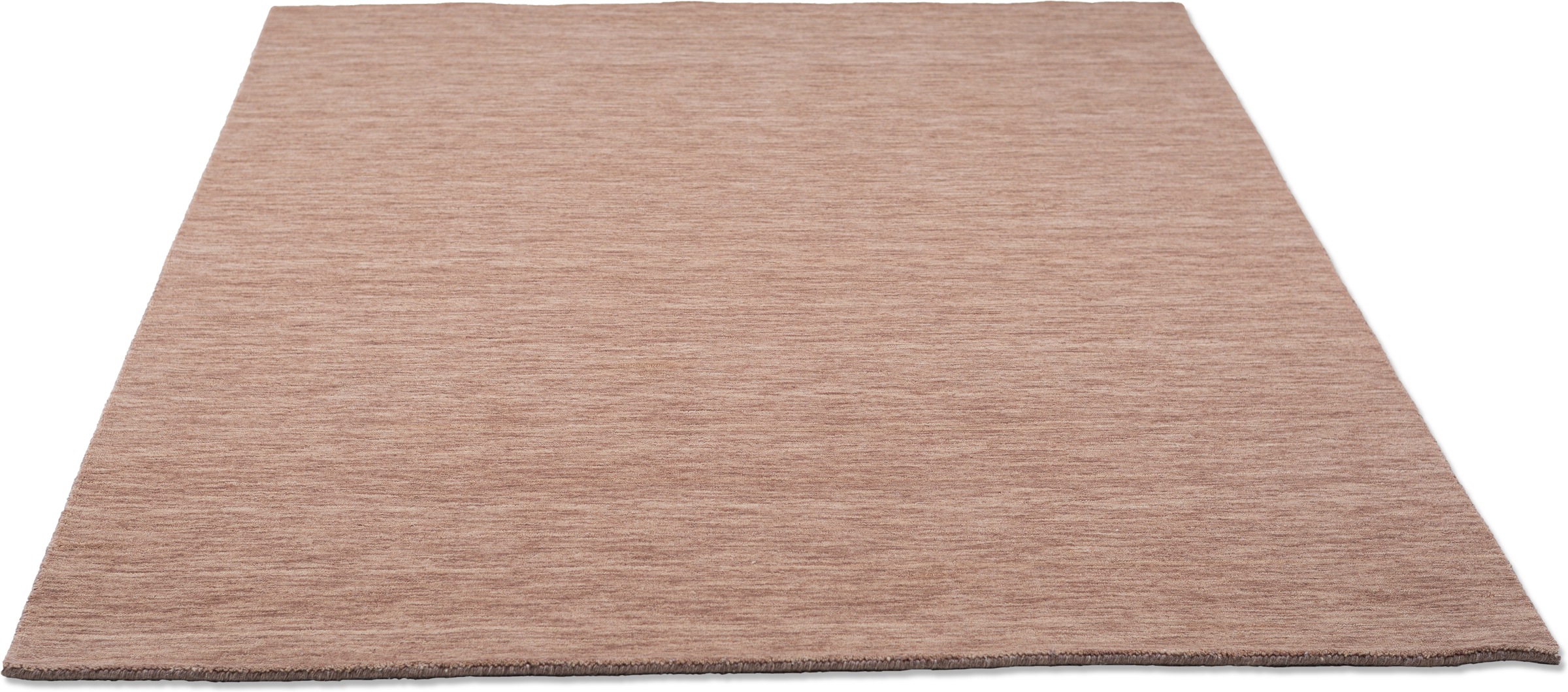 Sansibar Wollteppich »List« rechteckig 13 mm Höhe Kurzflor, Handweb Teppich, meliert, reine Wolle, handgewebt