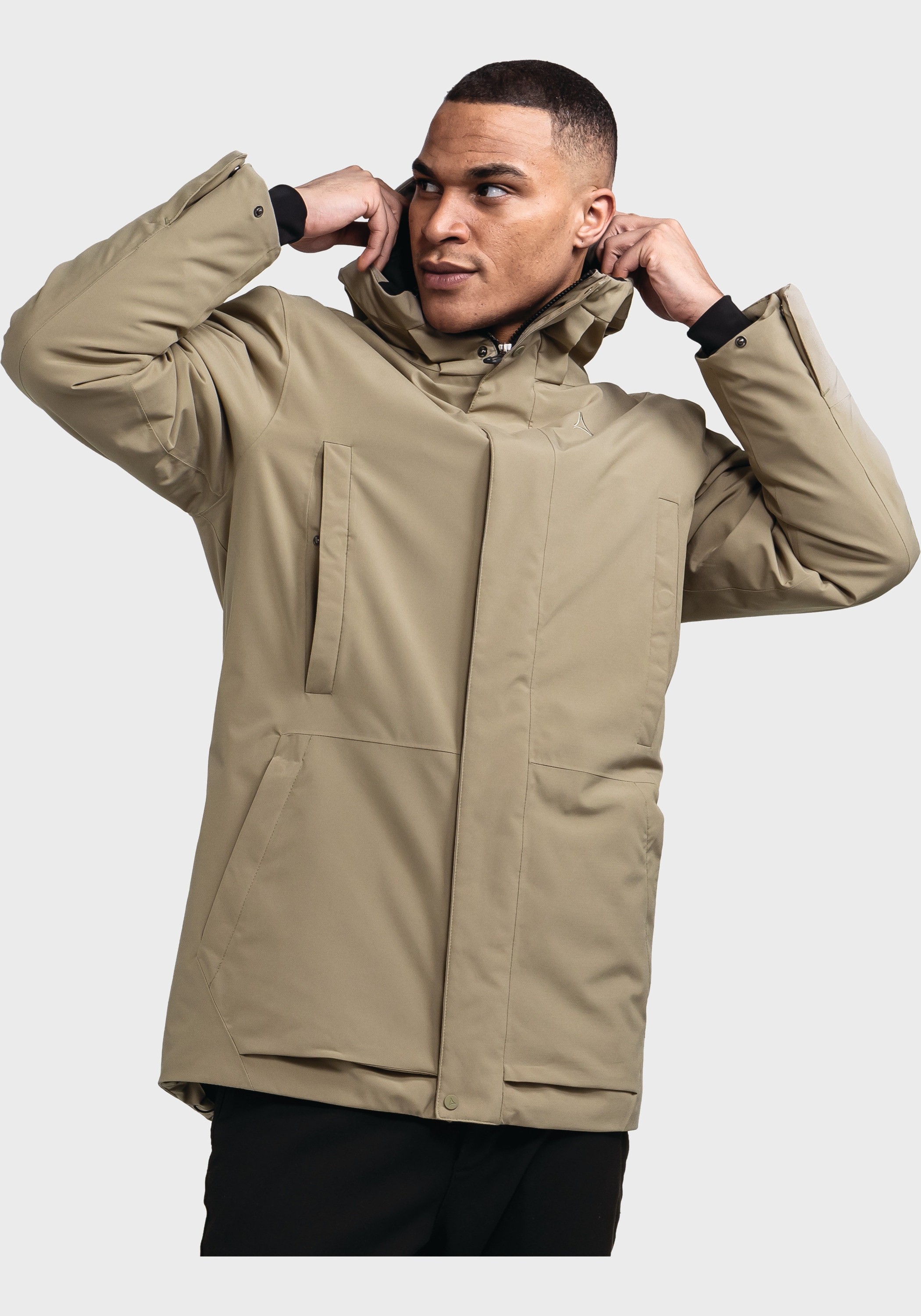 Schöffel Langjacke »Urban Ins Parka Style Crivat MNS«, mit Kapuze