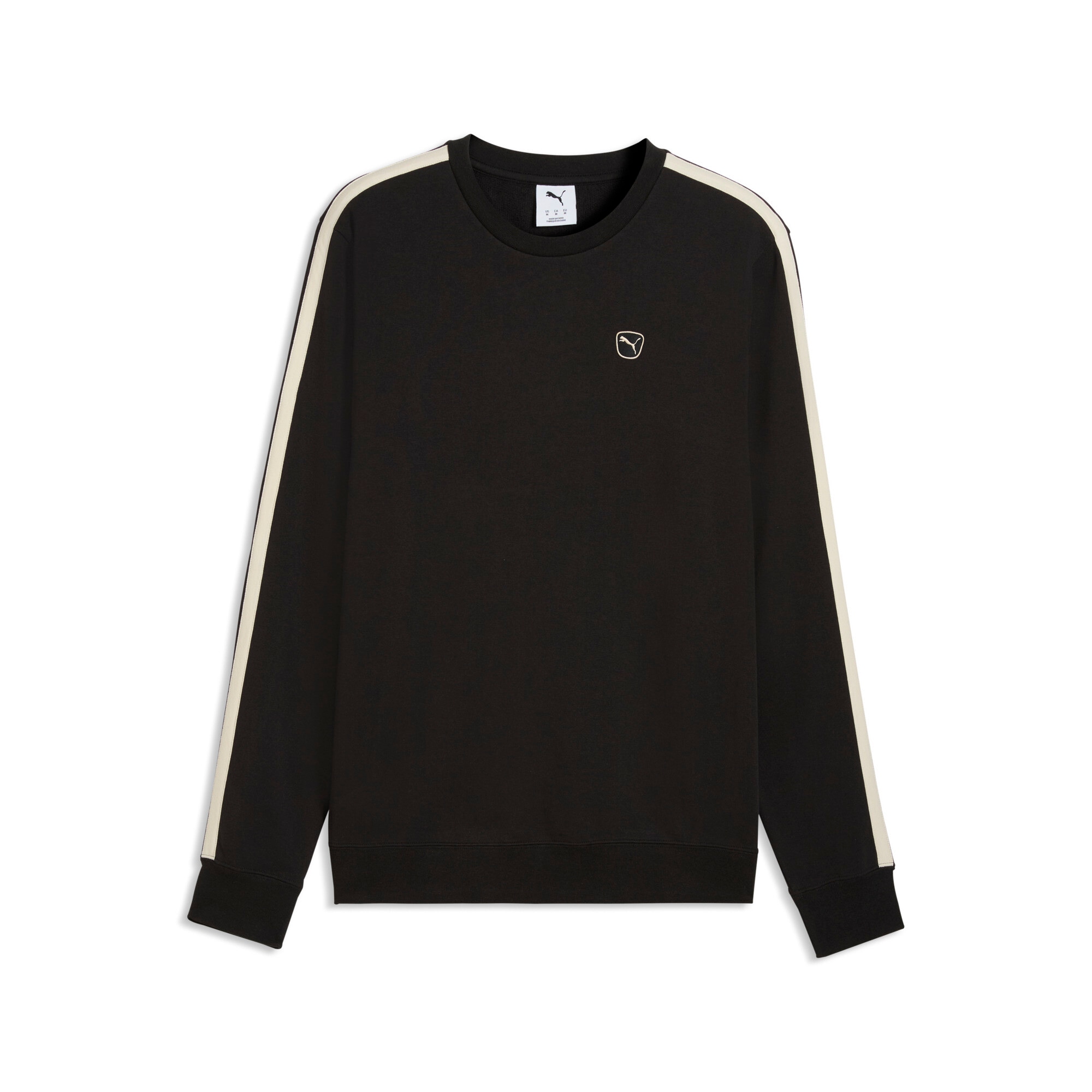 PUMA Langarmshirt »ESS ELEVATED CREW TR« Regular Fit, sportlicher Stil, mit Rundhalsausschnitt