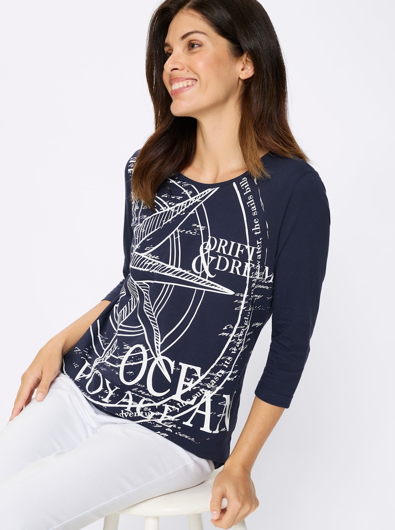 Classic Basics 3/4-Arm-Shirt »Langarm-Shirt« 1 tlg.