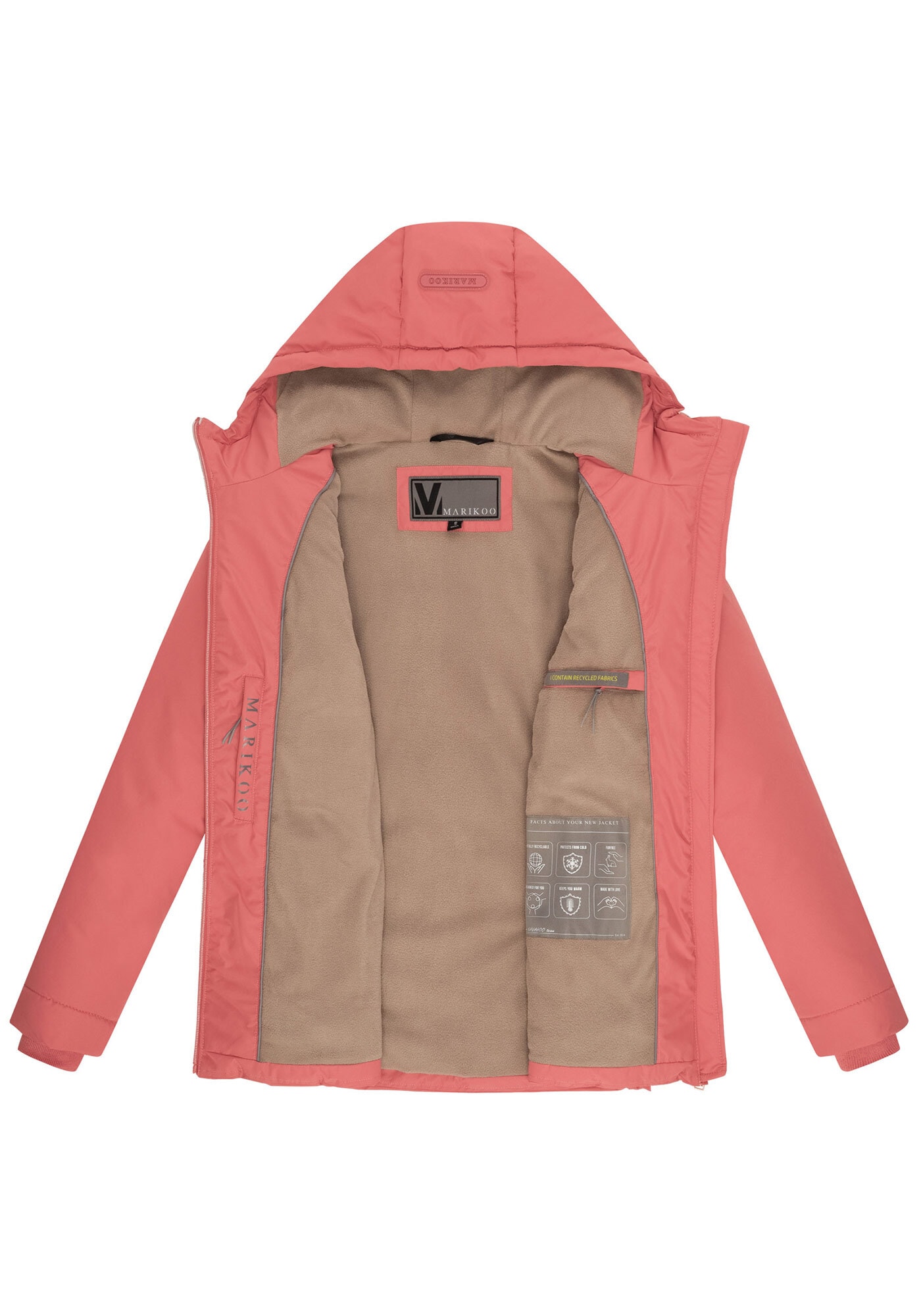 Marikoo Steppjacke »Marikoo Alemee Damen Stepp Jacke N026«